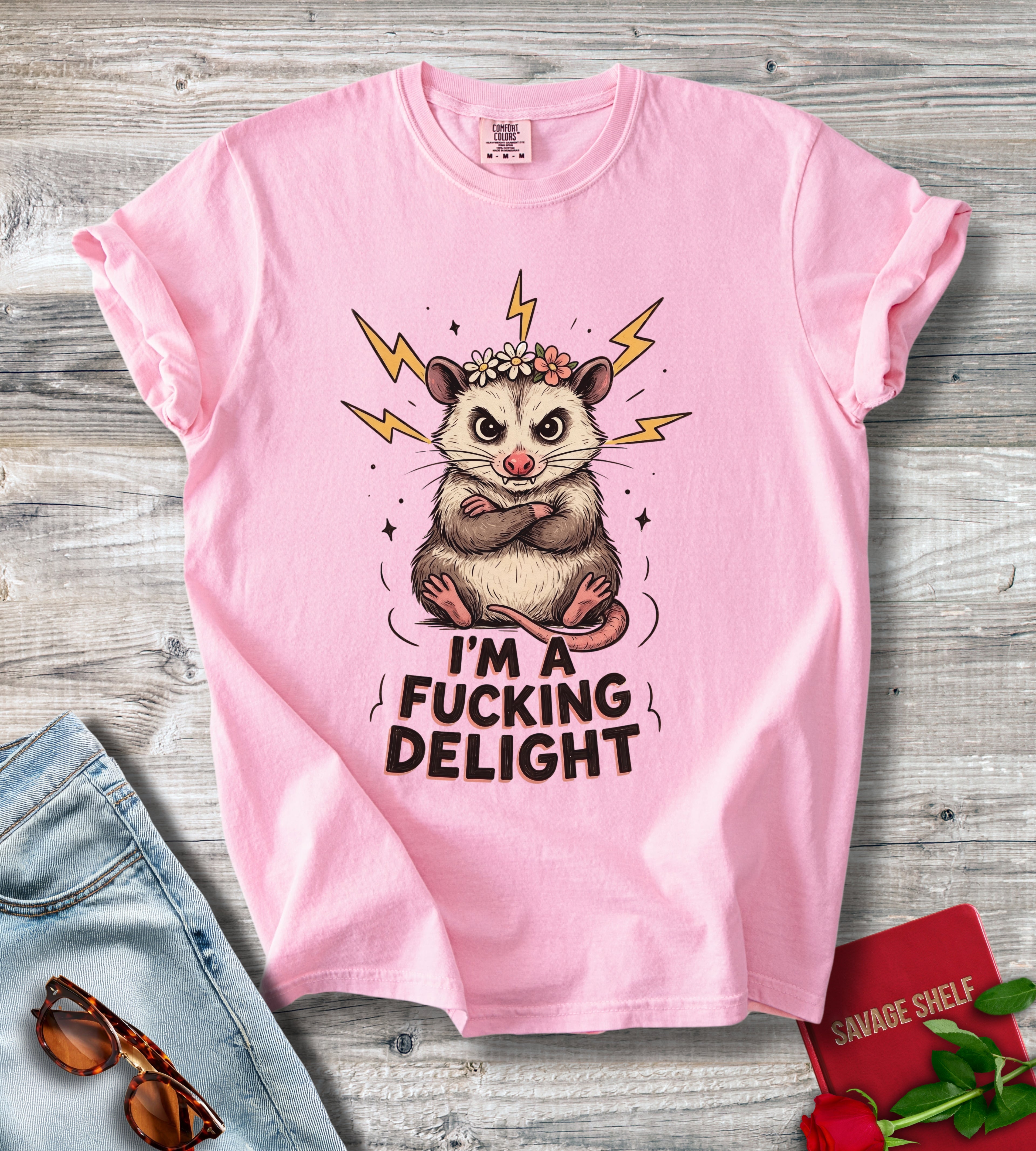I'm A Fucking Delight Opossum T-shirt