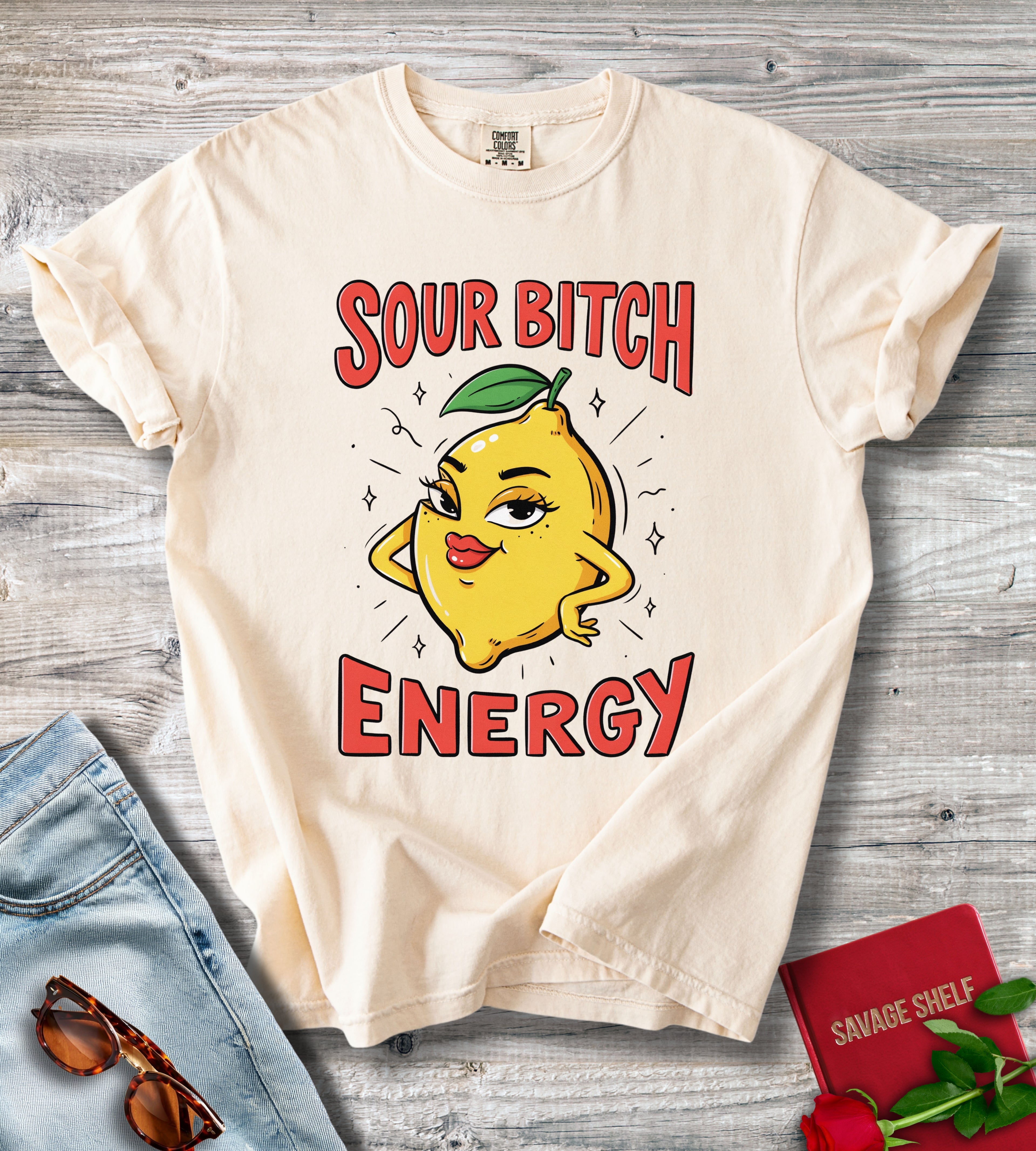 Sour Bitch Energy Lemon T-Shirt
