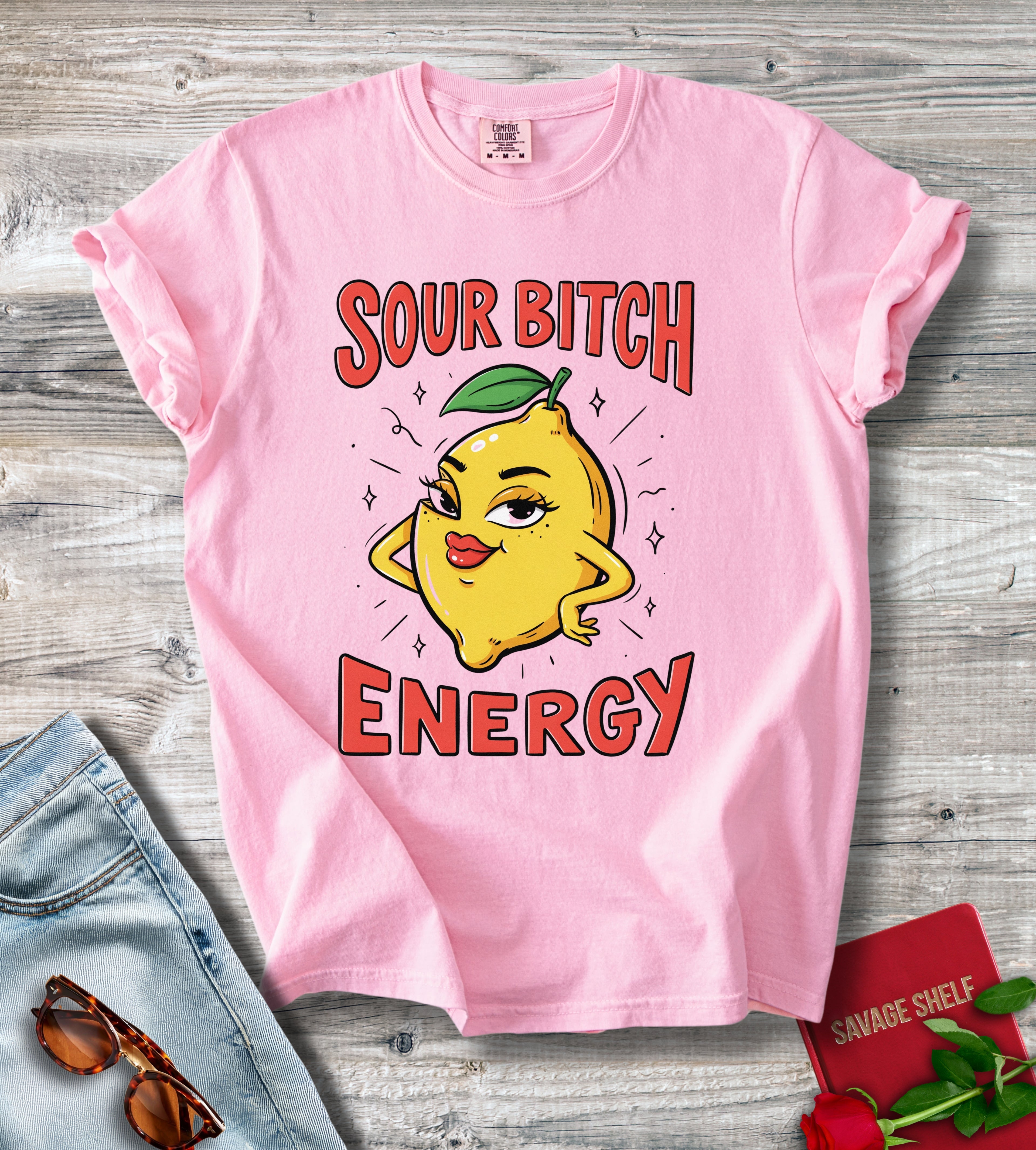 Sour Bitch Energy Lemon T-Shirt