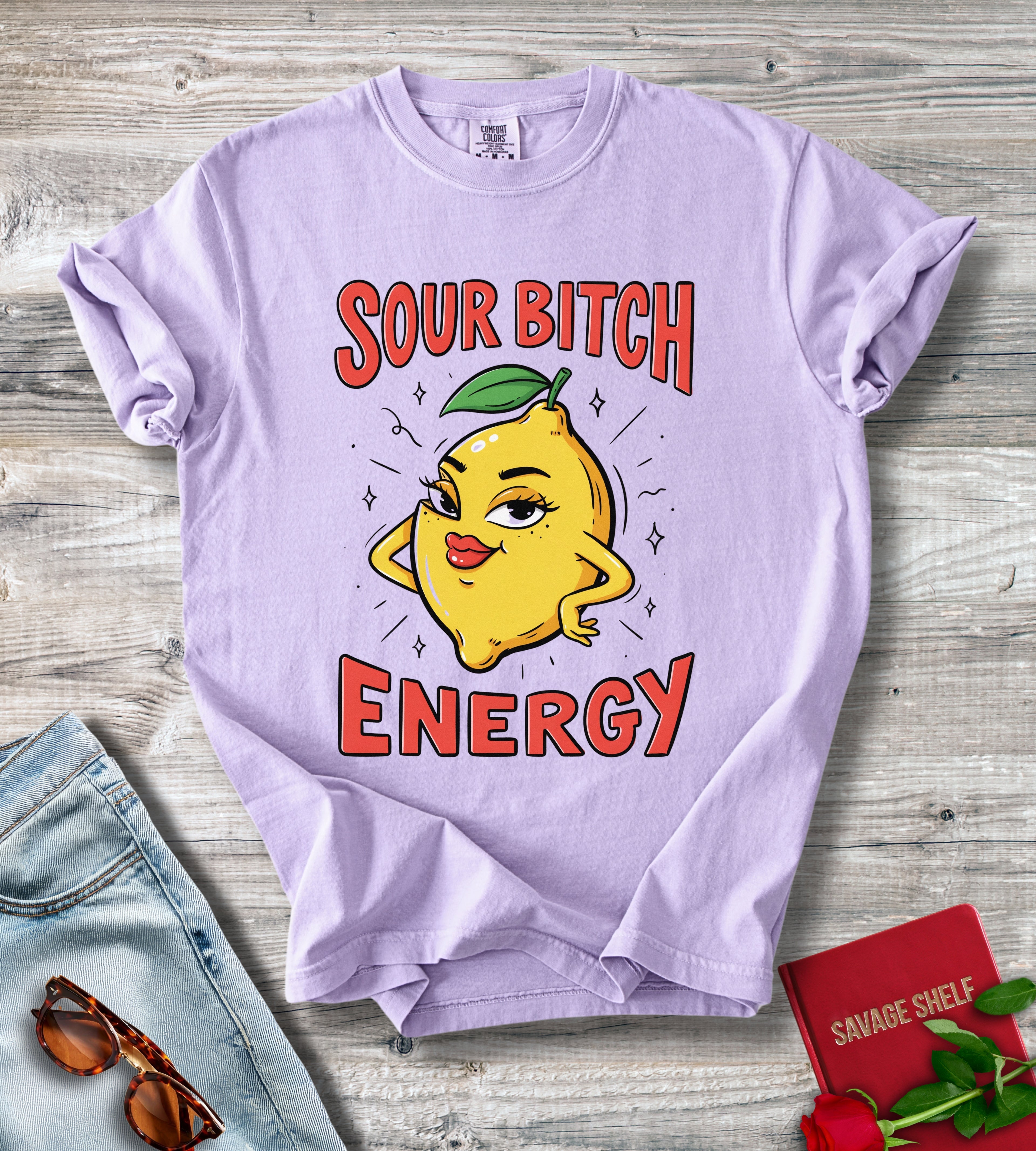 Sour Bitch Energy Lemon T-Shirt