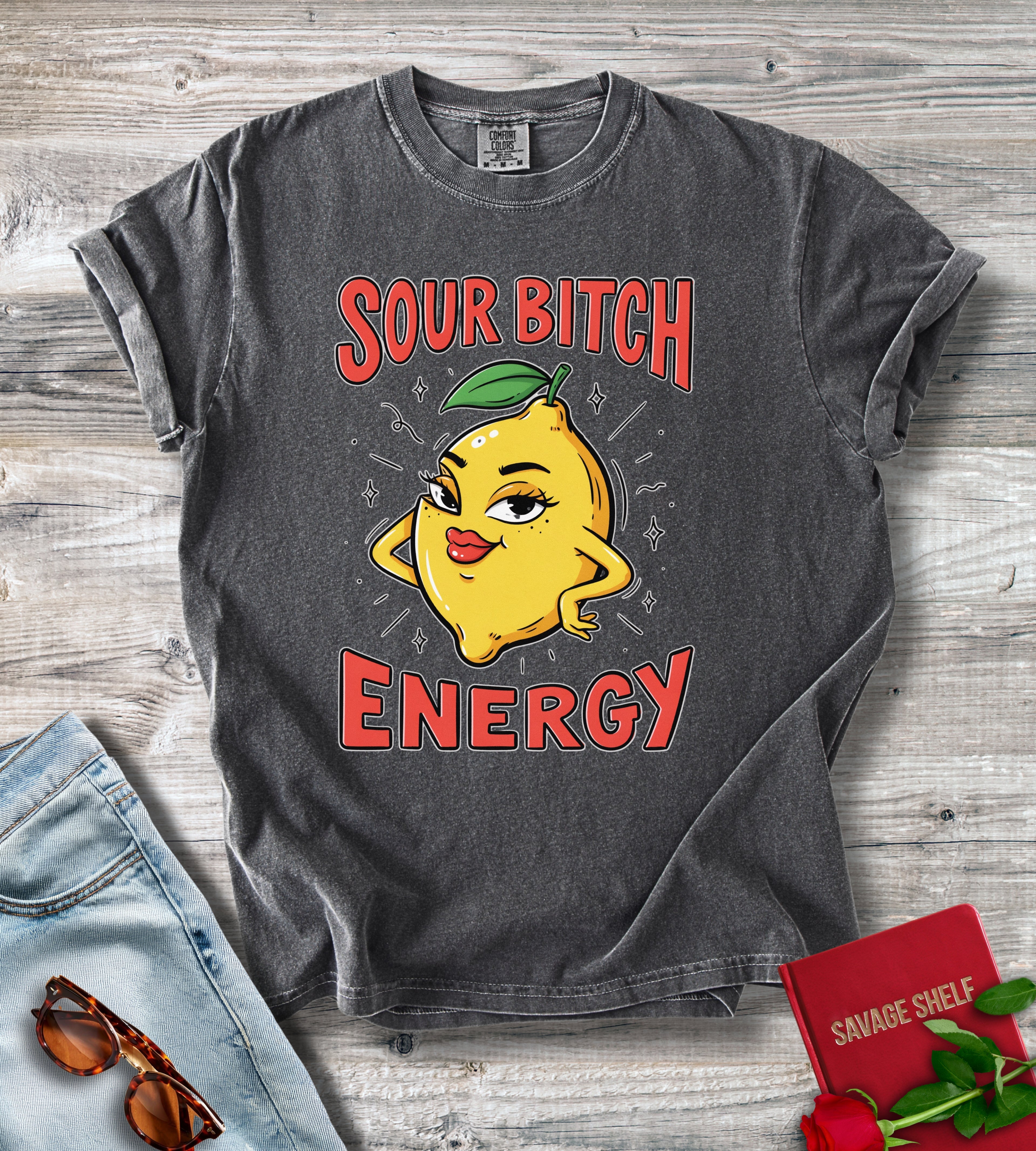 Sour Bitch Energy Lemon T-Shirt
