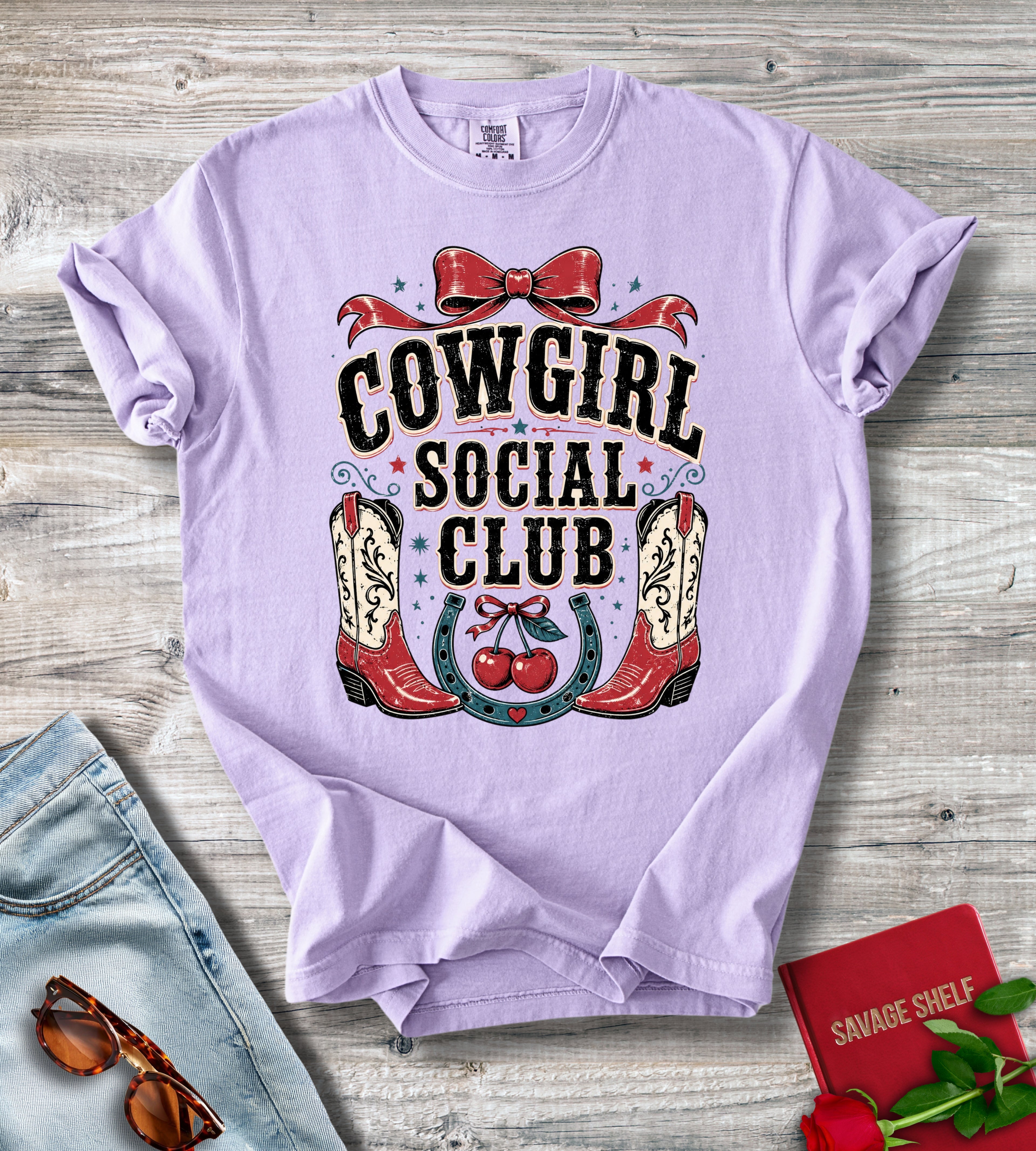 Cowgirl Social Club Shirt | Western Vintage Country Concert T-Shirt
