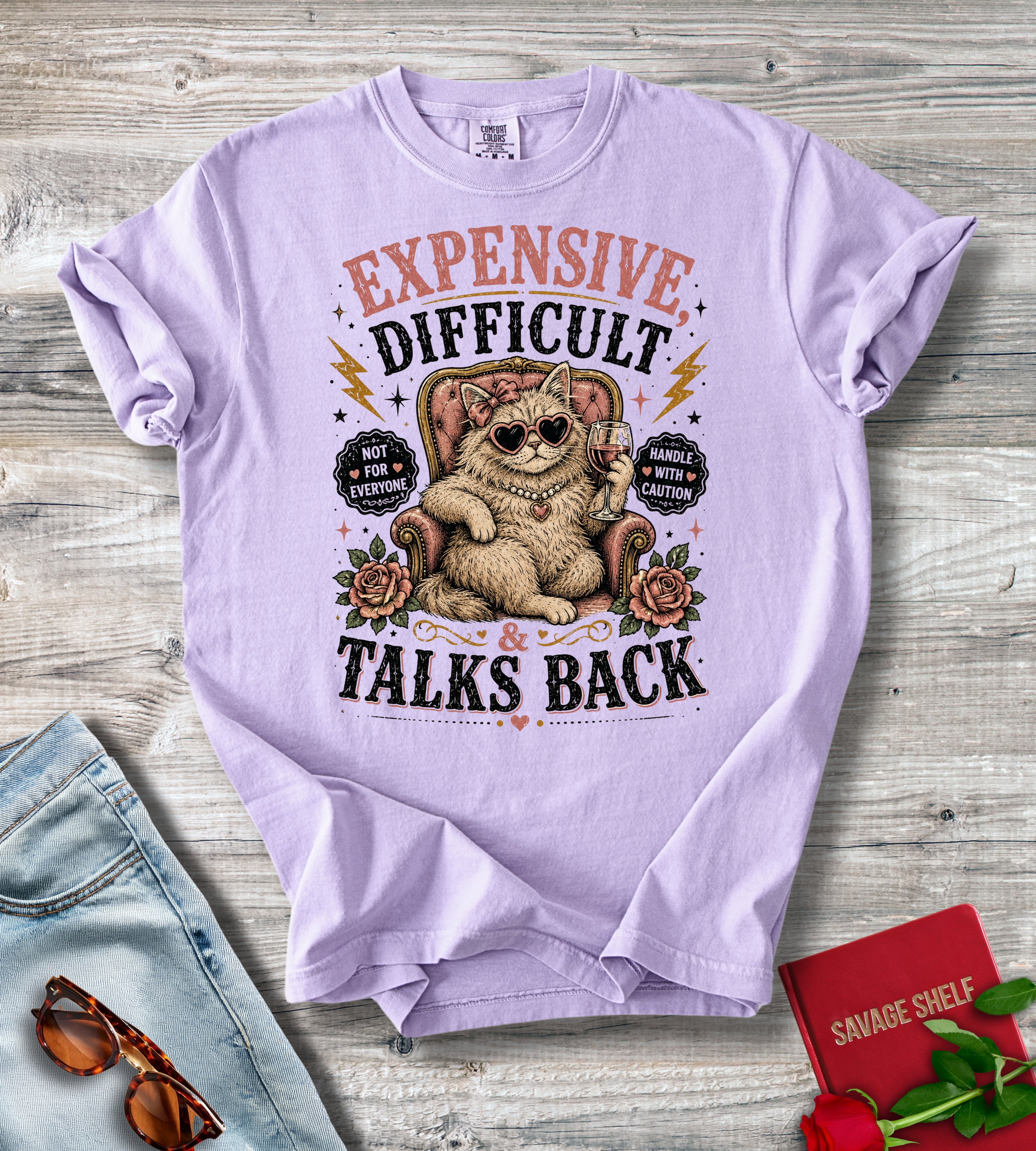 Expensive Difficult Cat T-Shirt