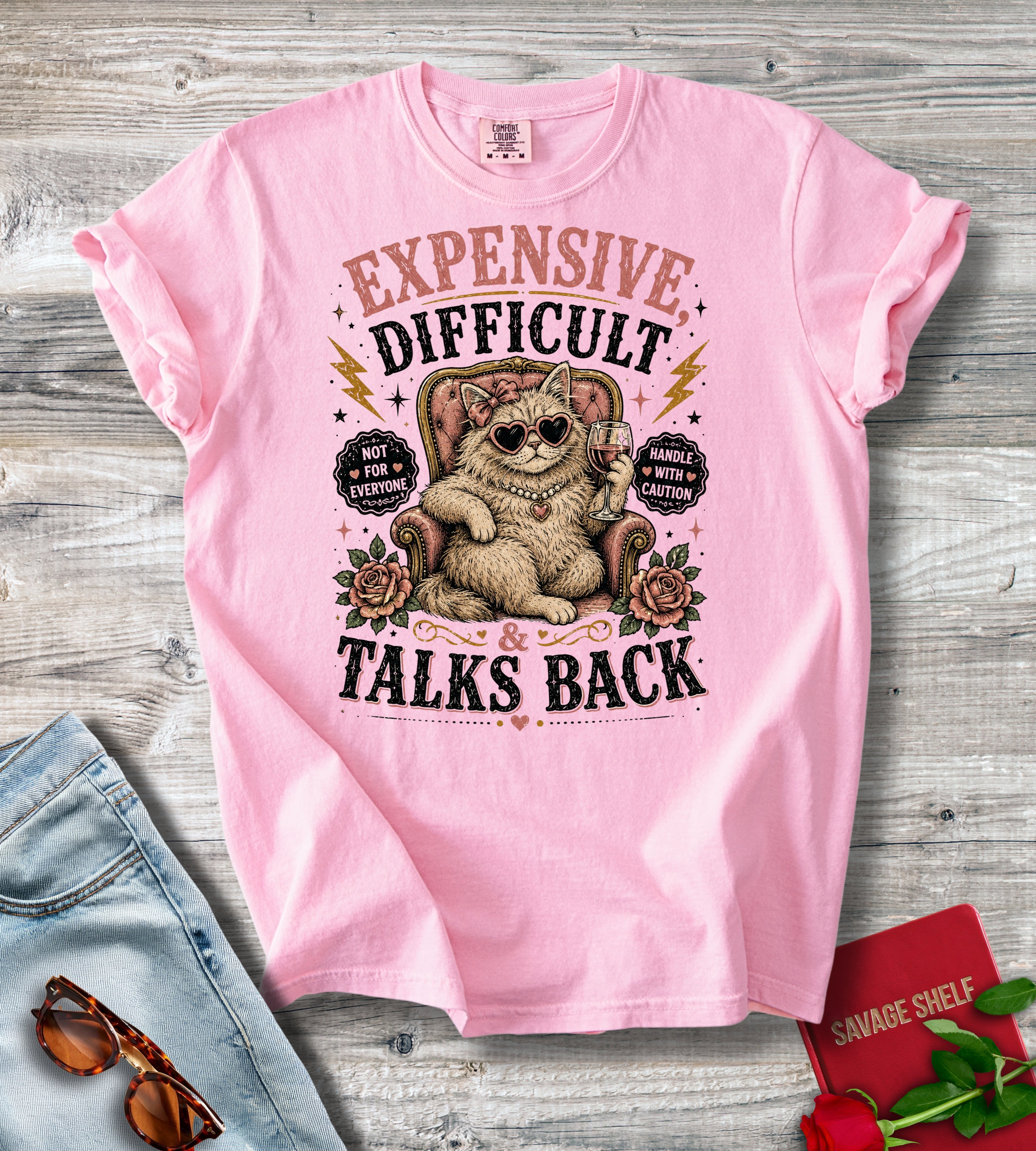 Expensive Difficult Cat T-Shirt