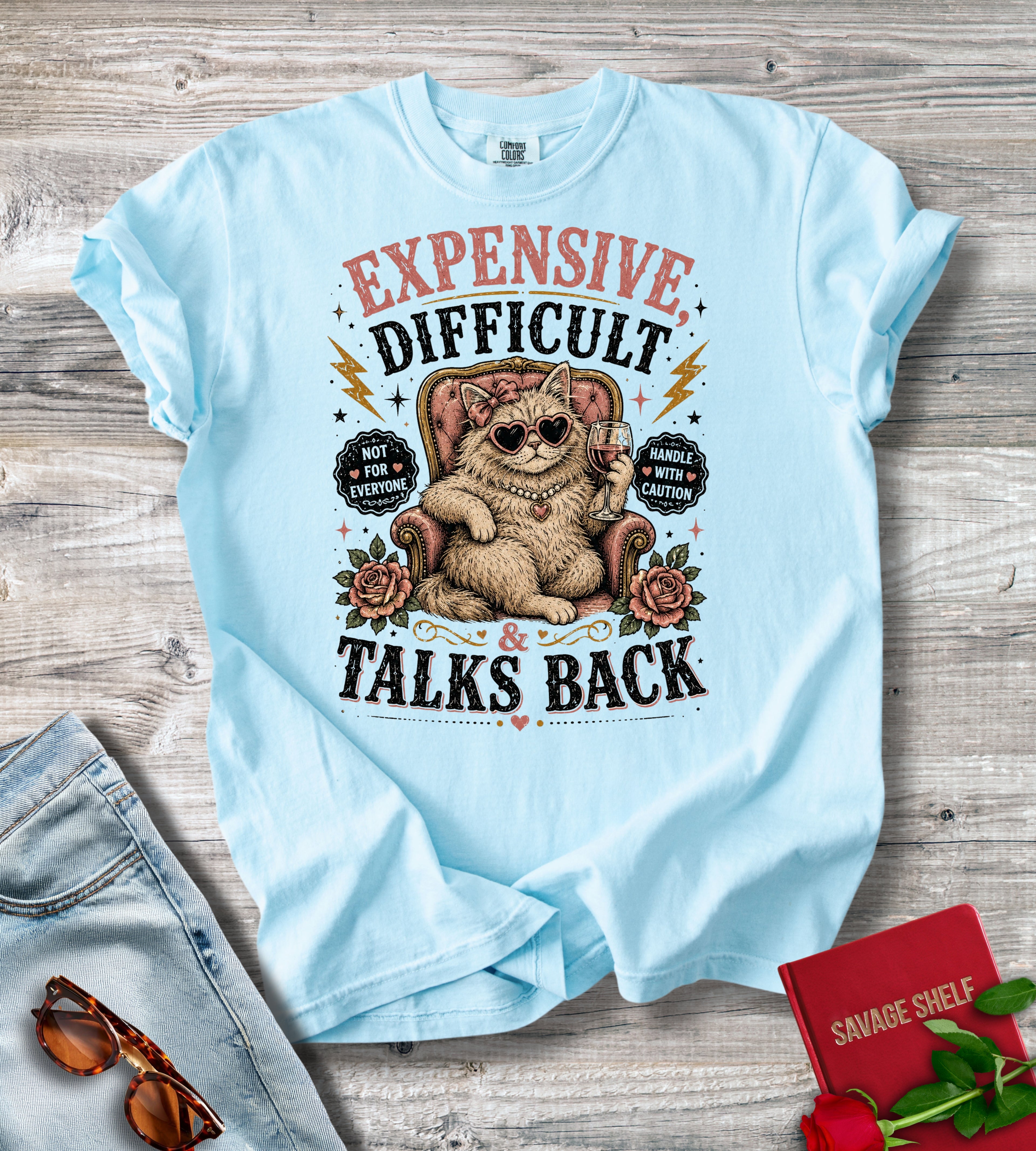 Expensive Difficult Cat T-Shirt