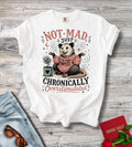 Not Mad Just Chronically Overstimulated Possum T-Shirt