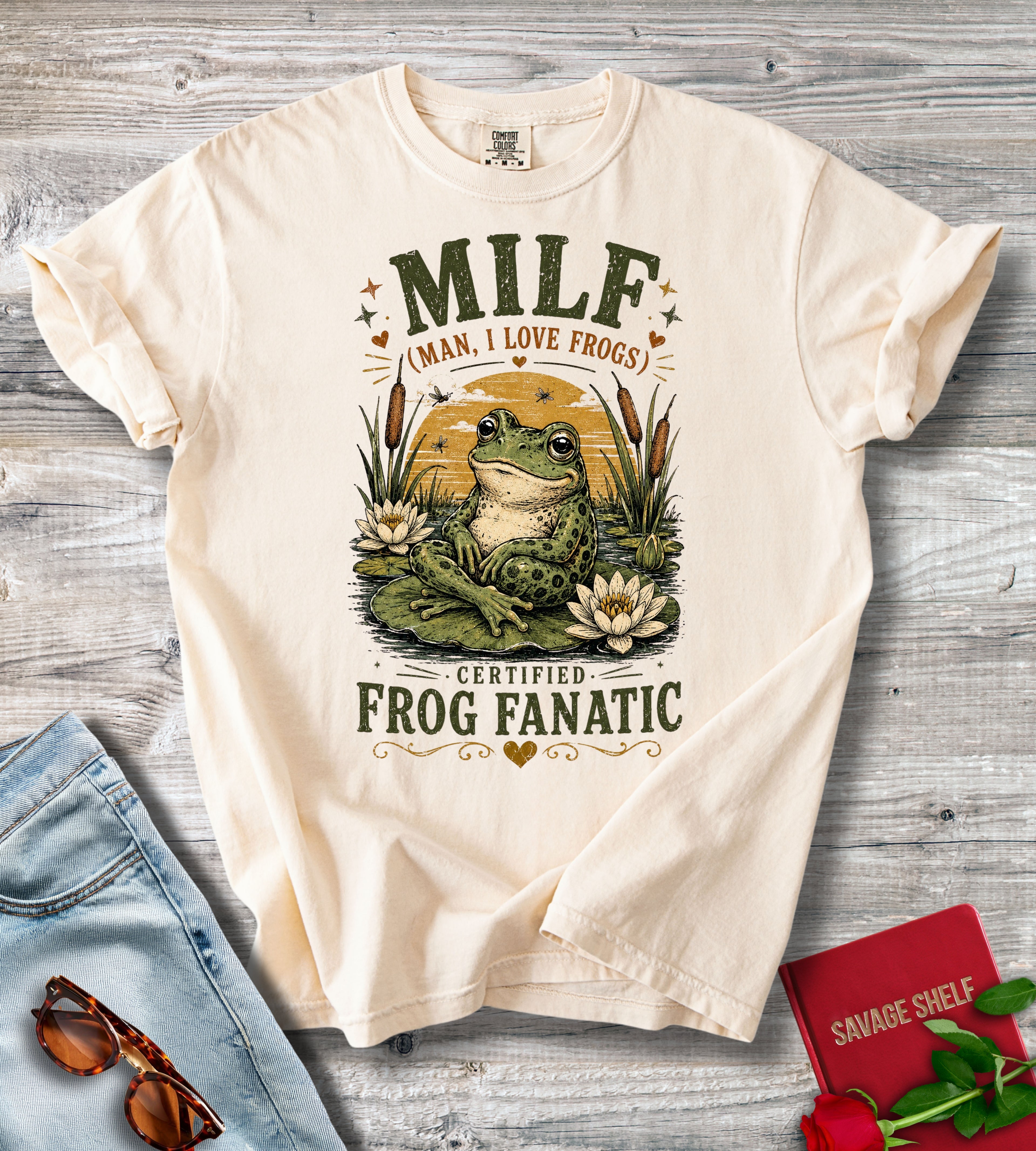MILF Man I Love Frogs Frog T-Shirt