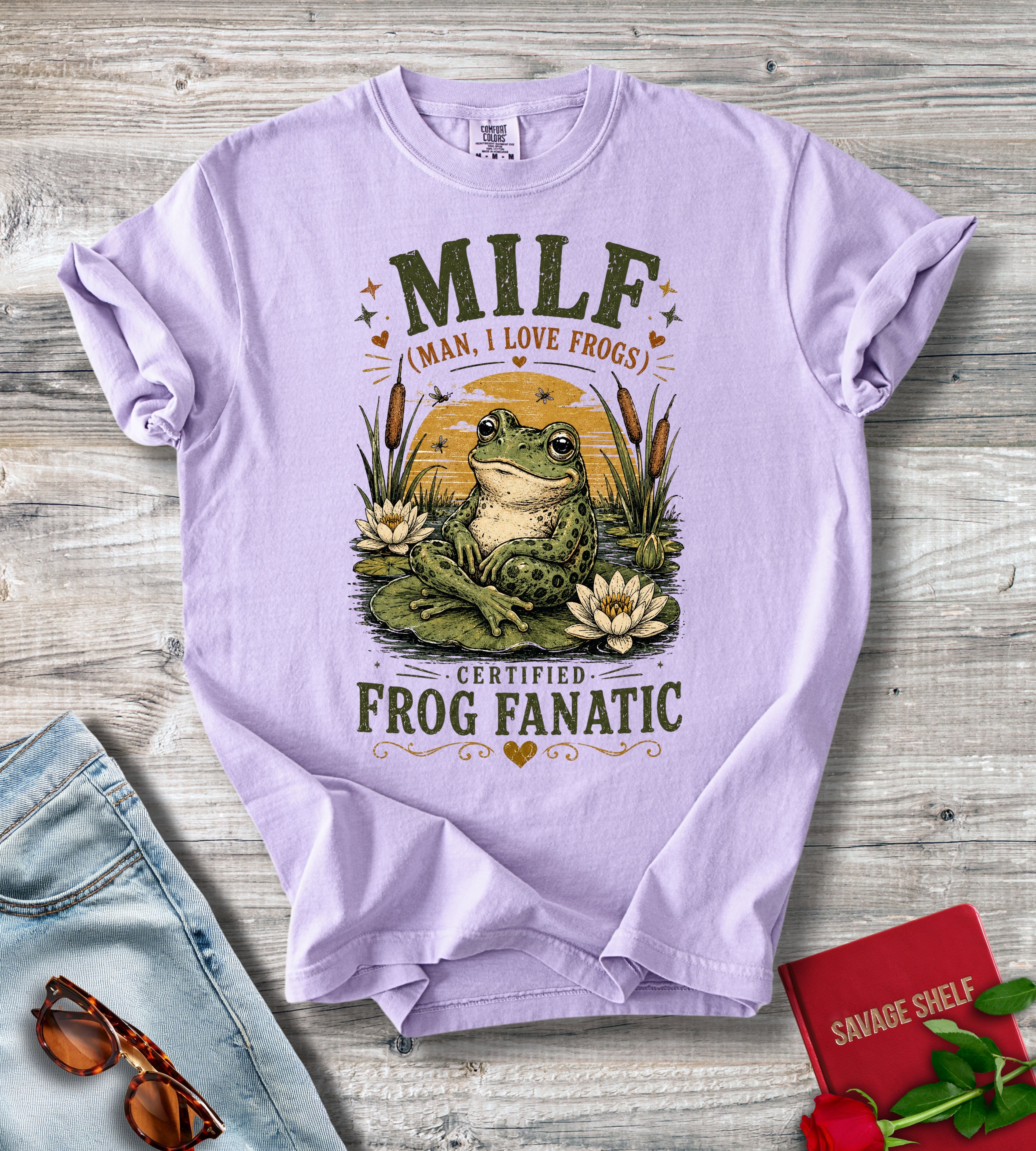 MILF Man I Love Frogs Frog T-Shirt