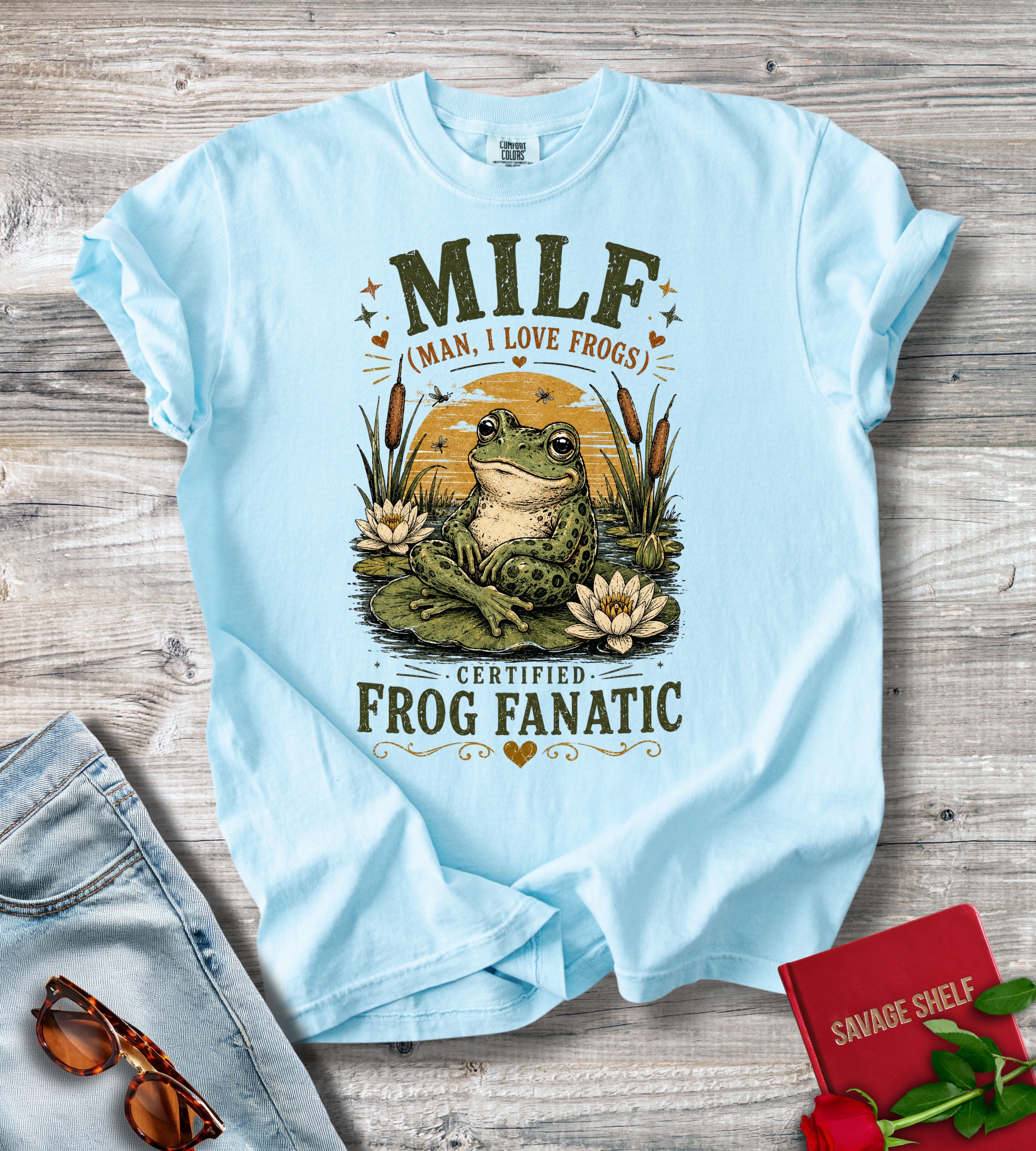 MILF Man I Love Frogs Frog T-Shirt