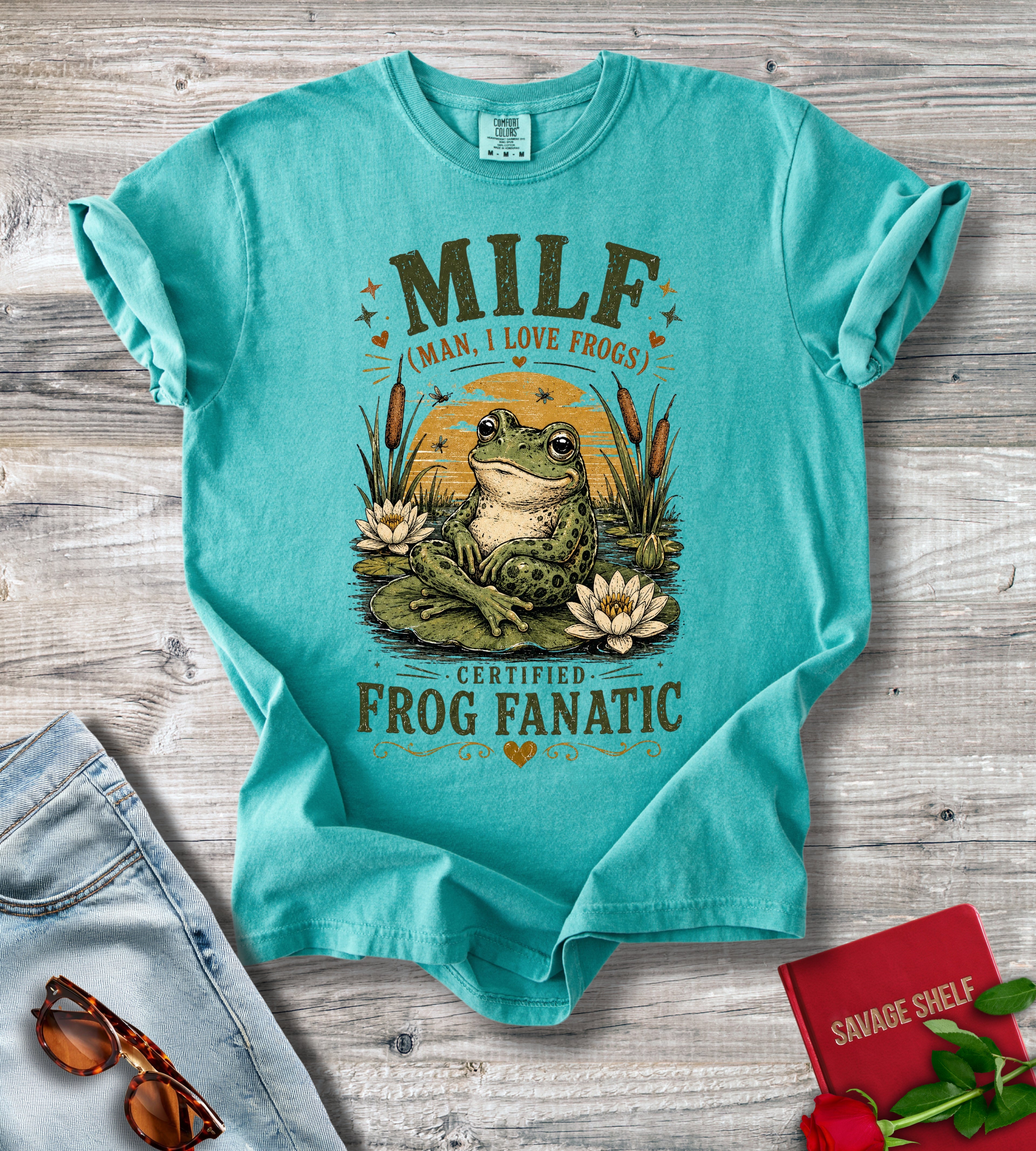 MILF Man I Love Frogs Frog T-Shirt