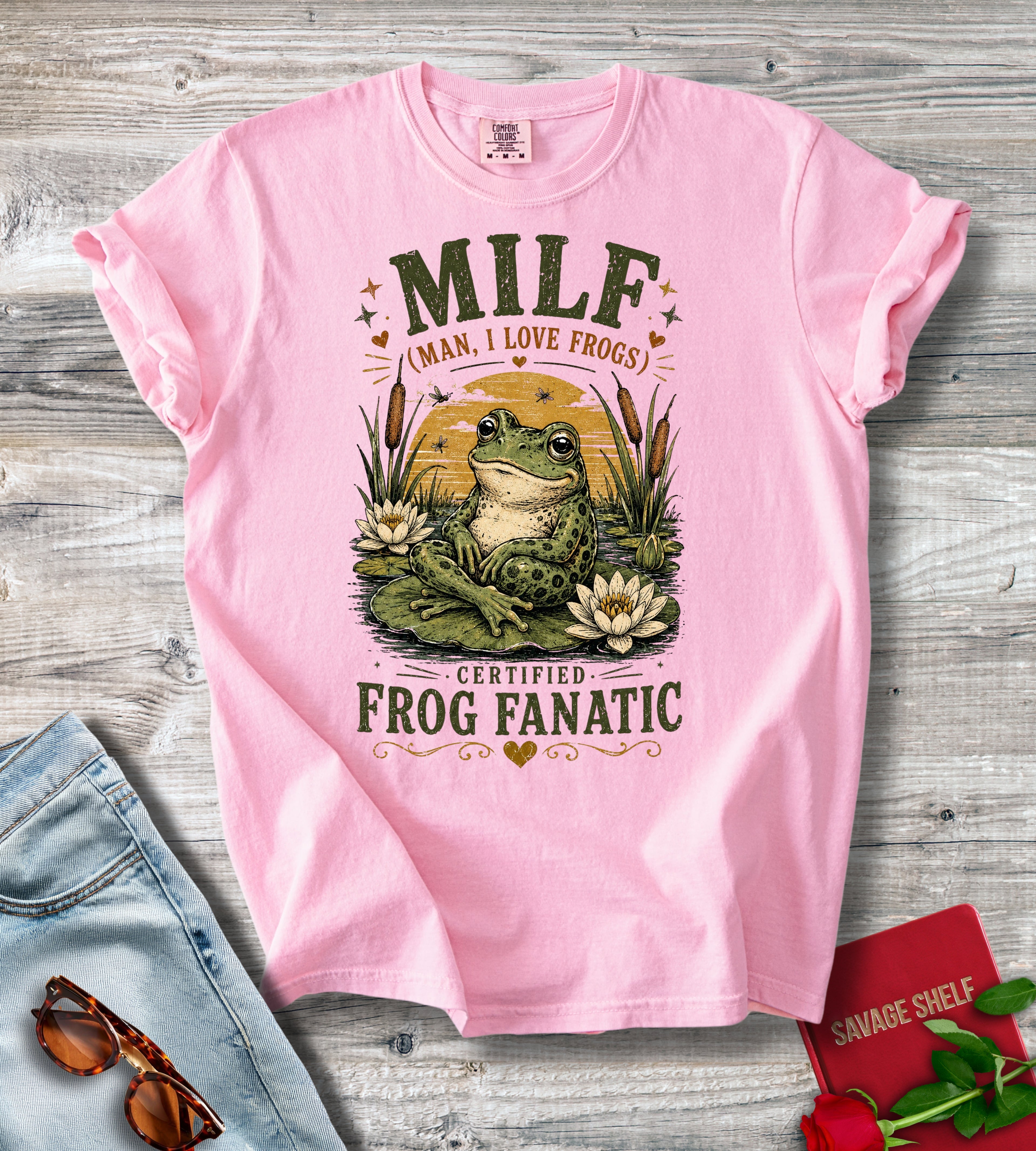 MILF Man I Love Frogs Frog T-Shirt