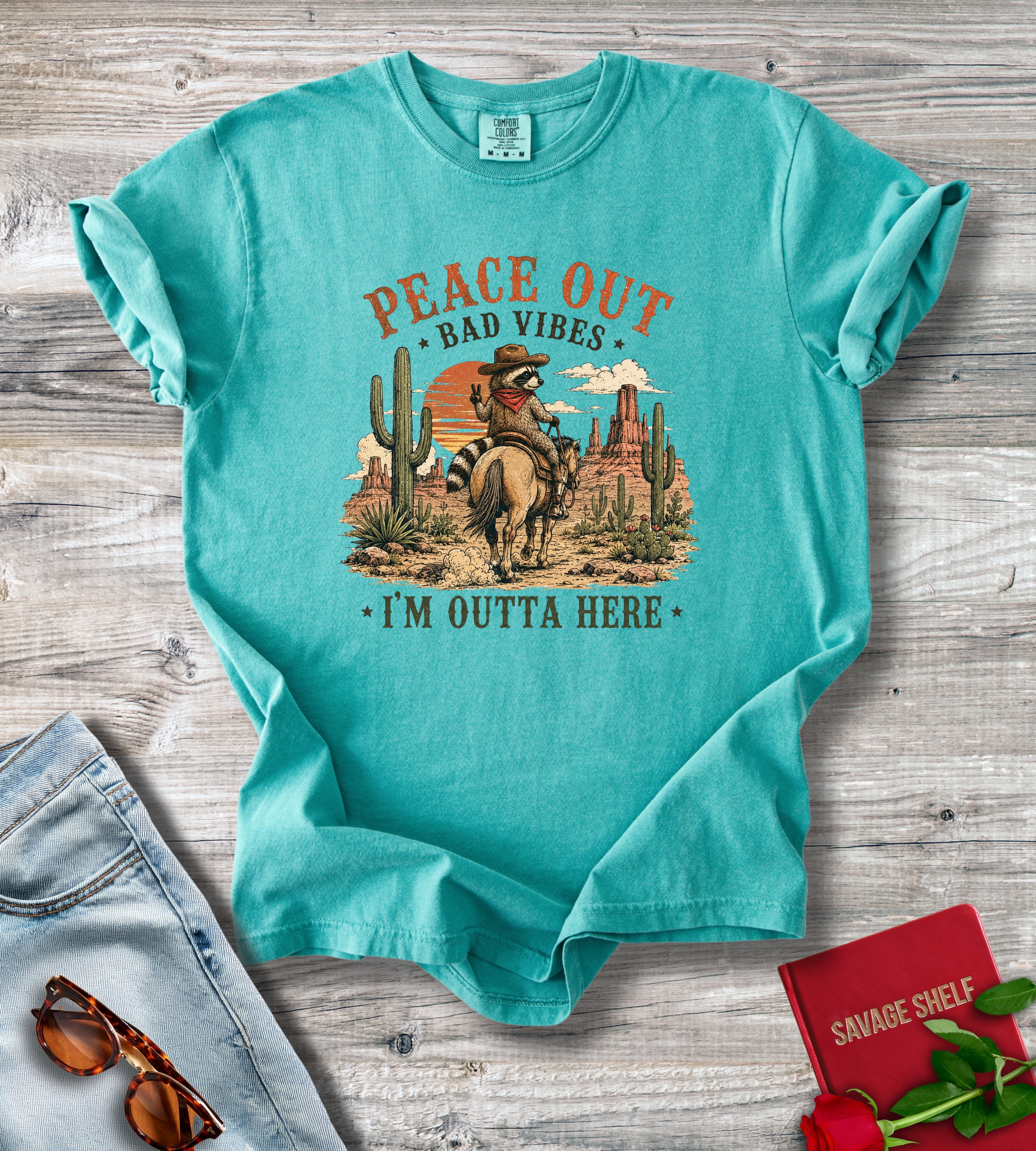 Peace Out Desert Cowboy T-Shirt