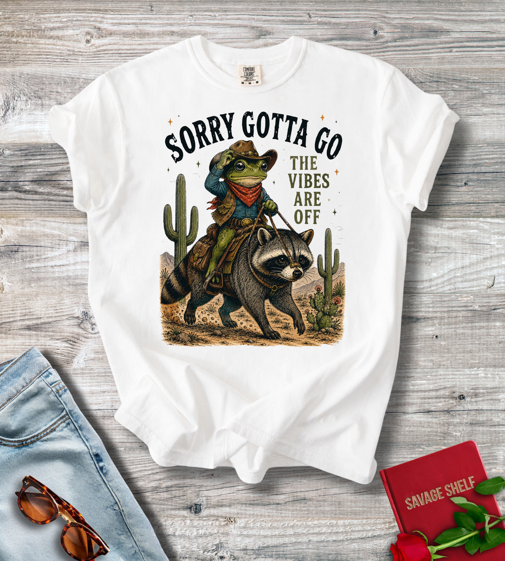 Gotta Go Raccoon Cowboy T-shirt