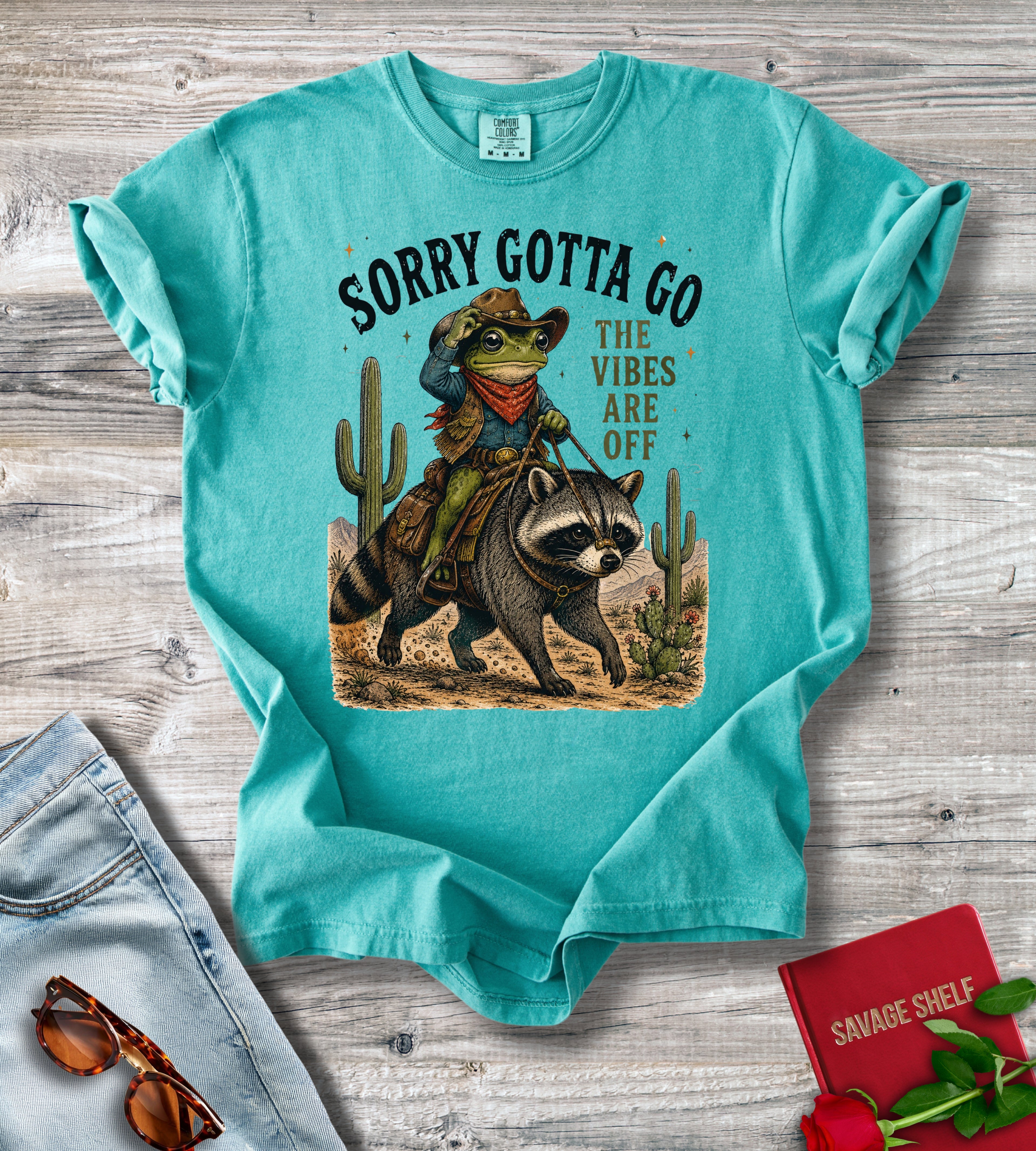 Gotta Go Raccoon Cowboy T-shirt