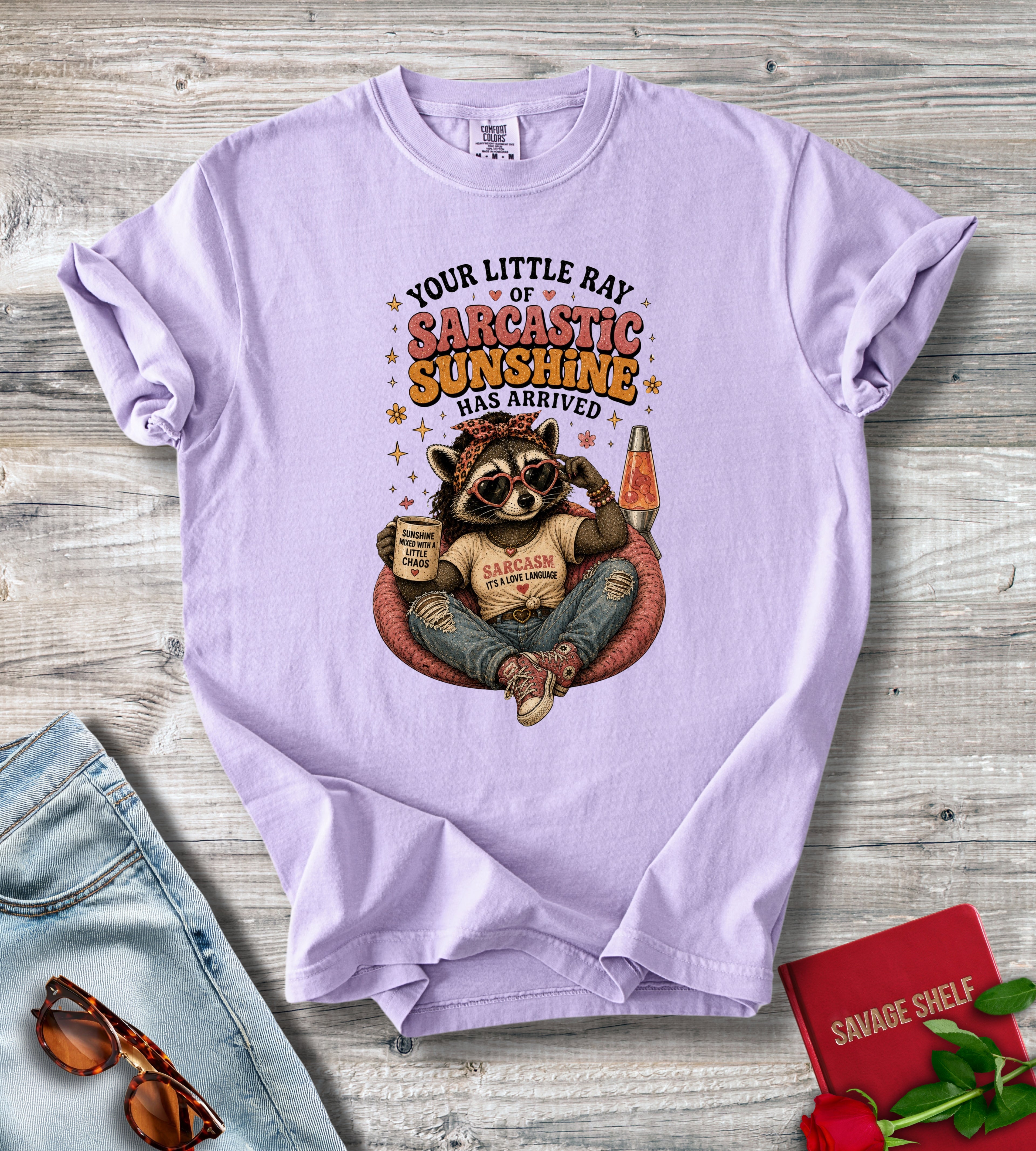 Sarcastic Sunshine Raccoon T-Shirt