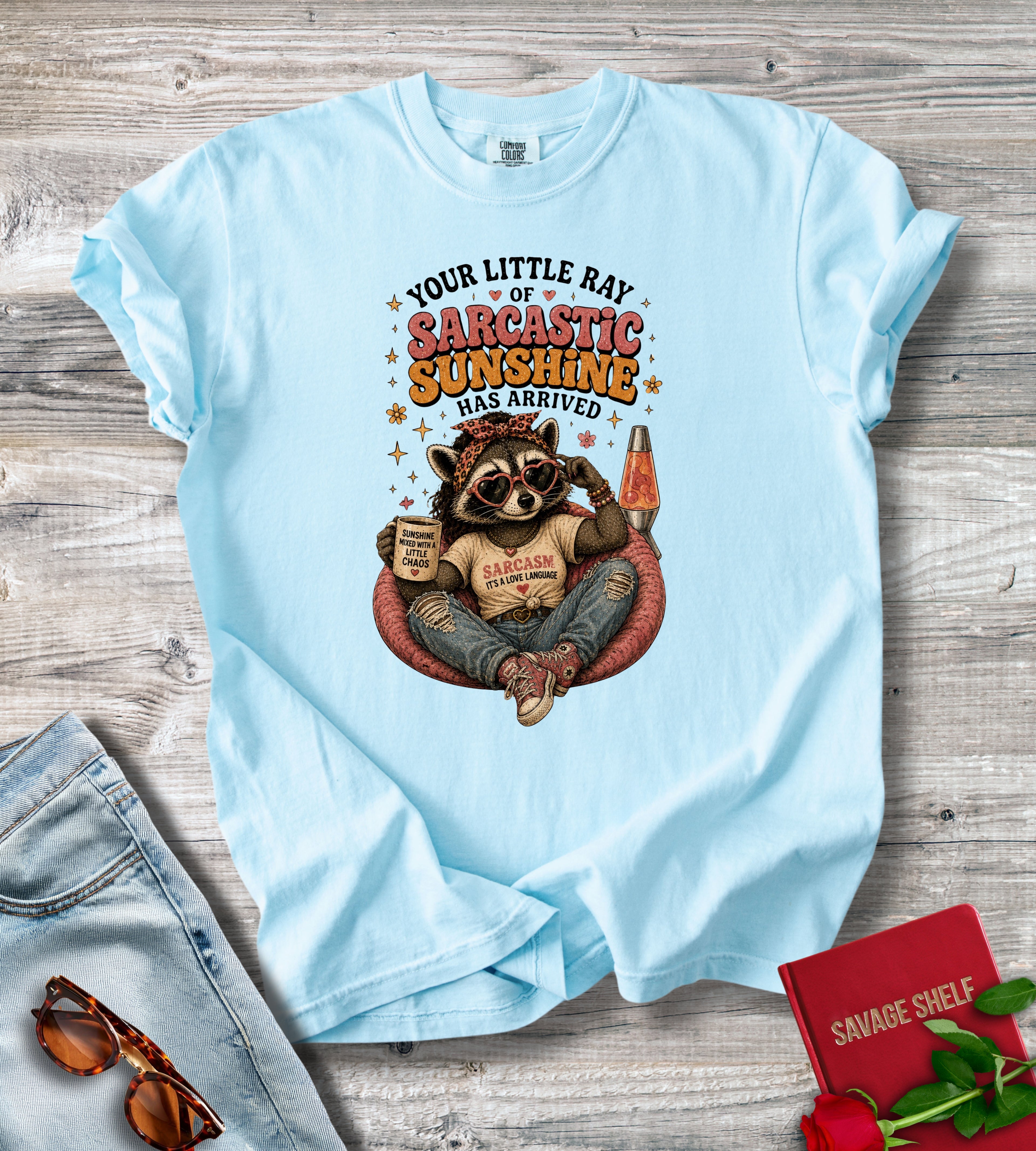 Sarcastic Sunshine Raccoon T-Shirt