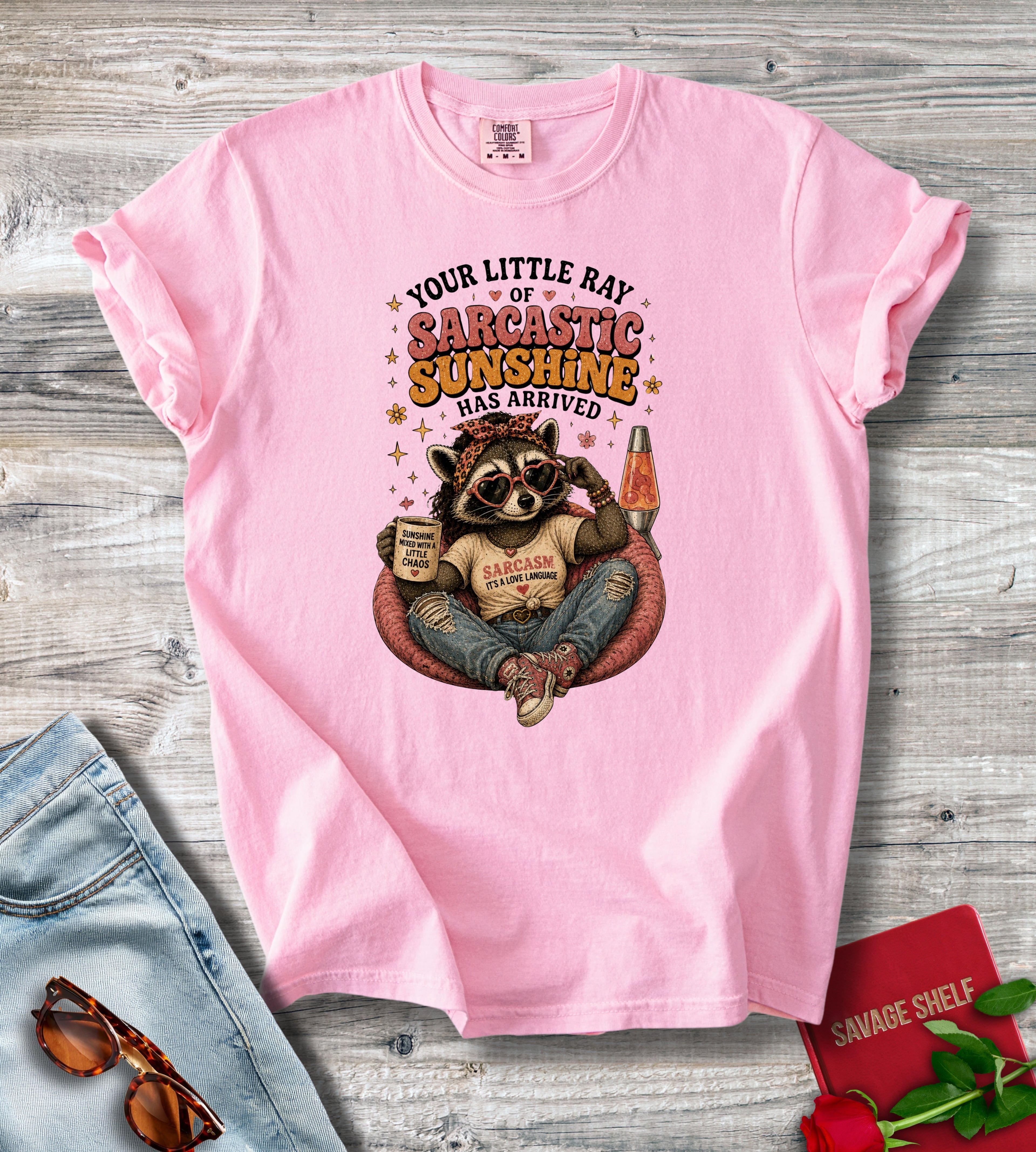Sarcastic Sunshine Raccoon T-Shirt