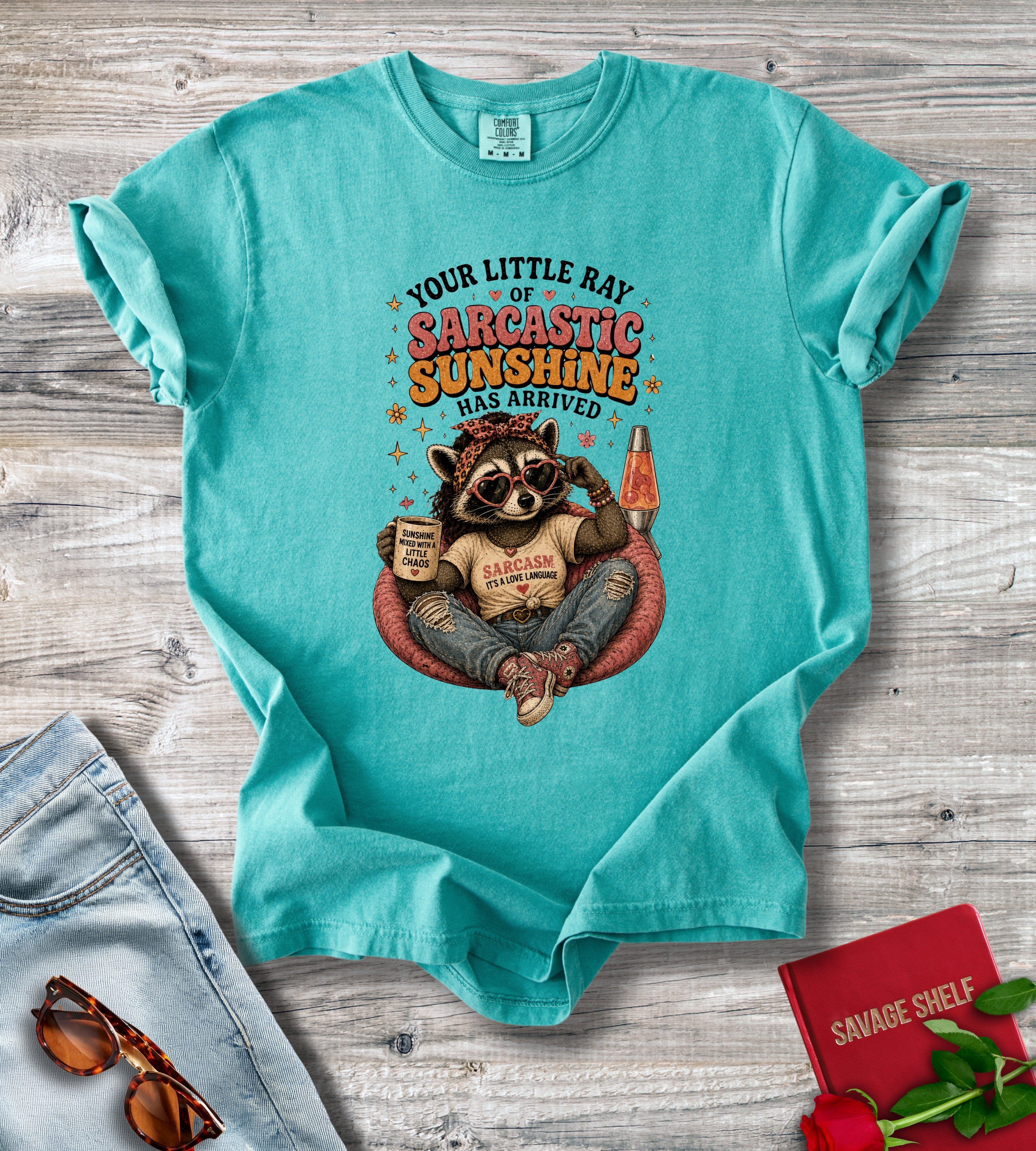 Sarcastic Sunshine Raccoon T-Shirt