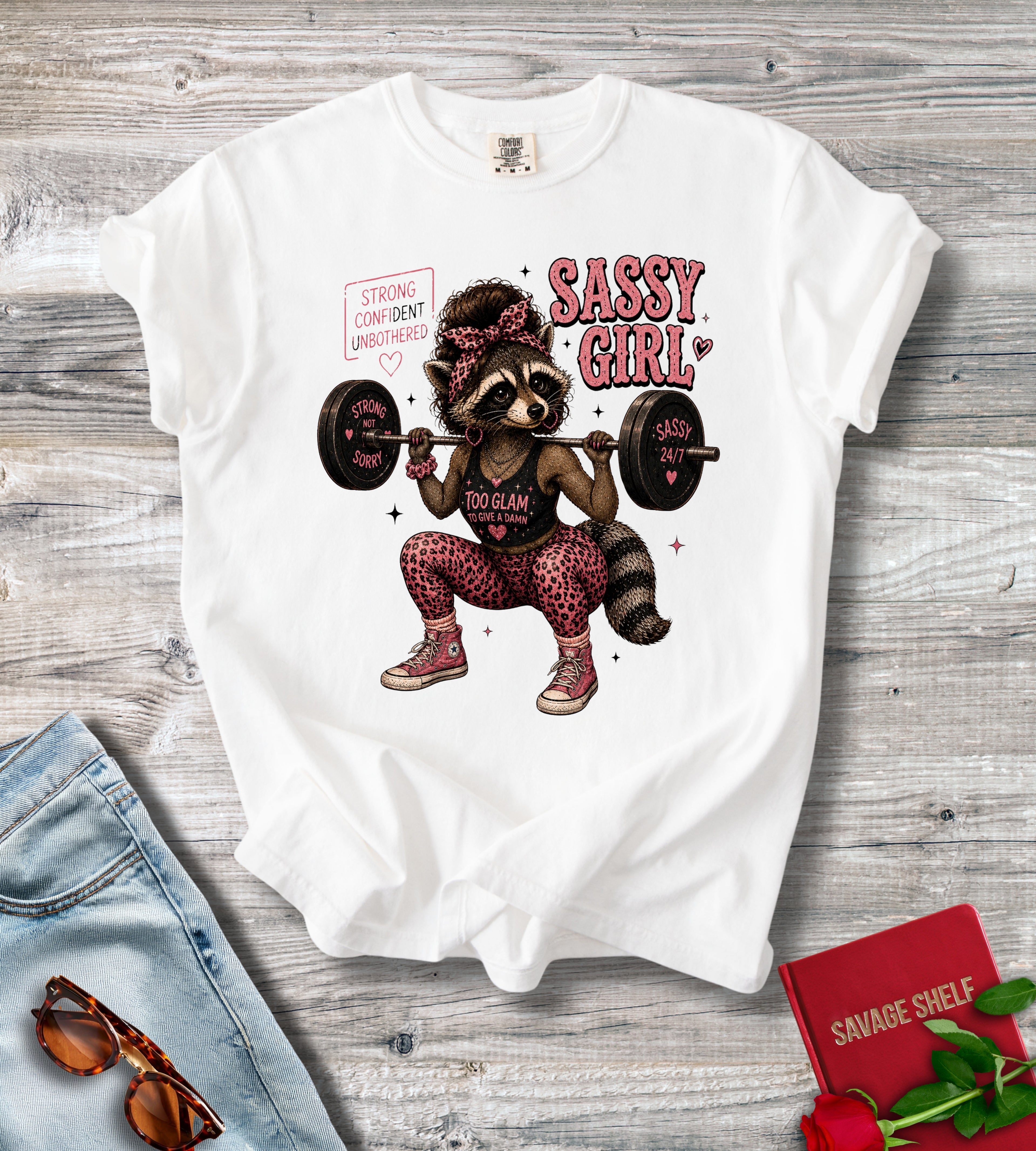 Sassy Girl Weightlifting T-Shirt