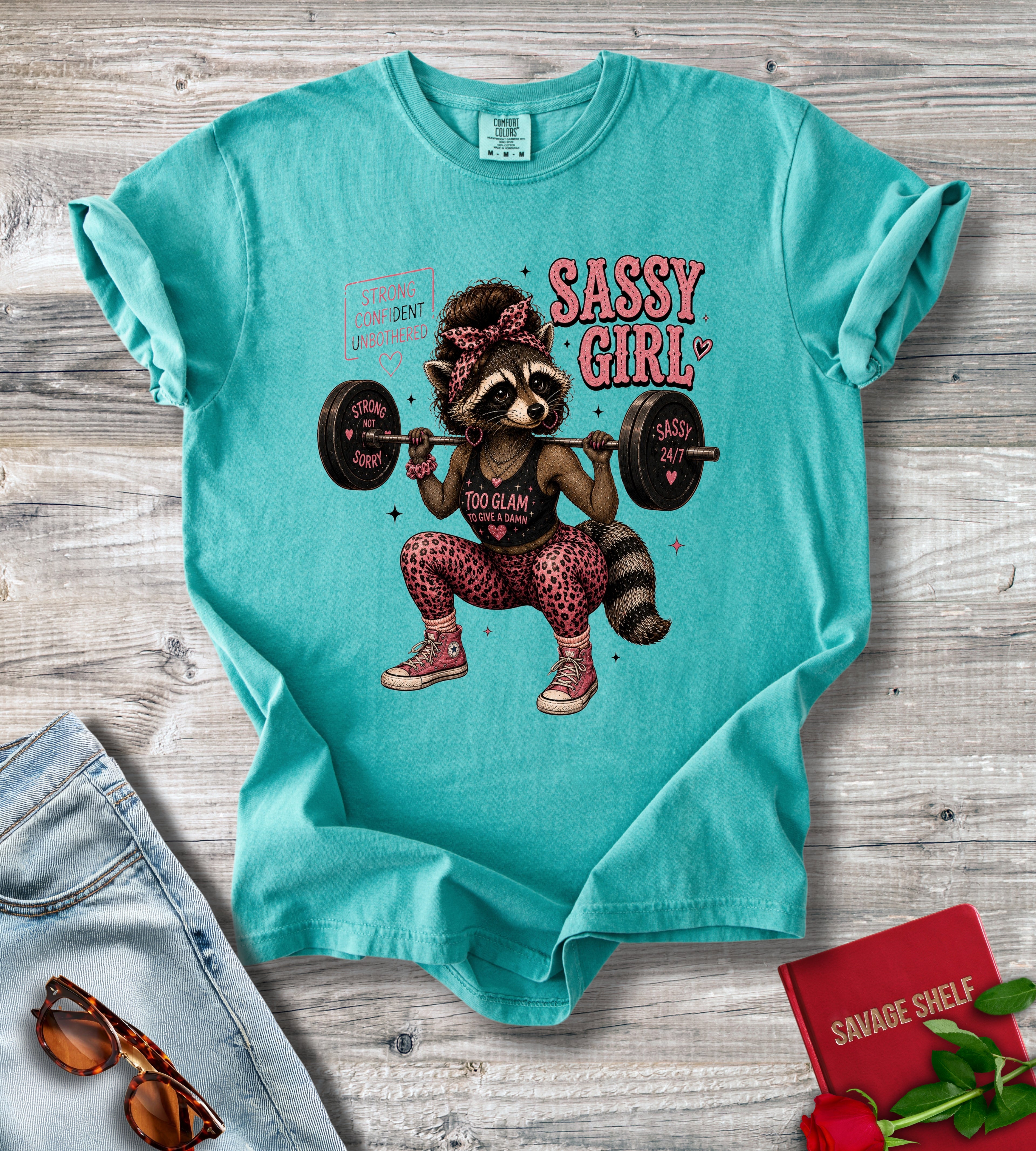 Sassy Girl Weightlifting T-Shirt