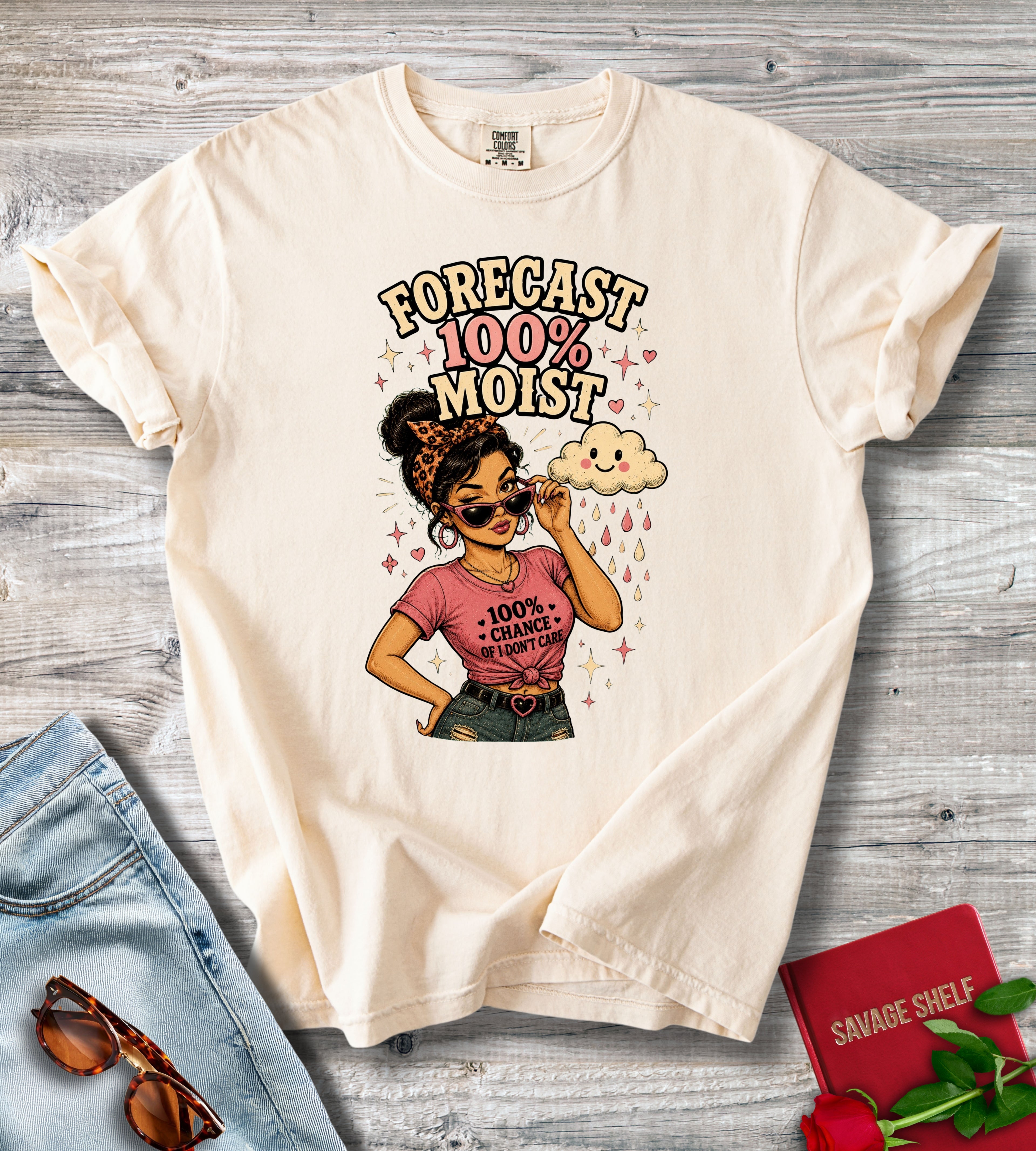 Forecast 100% Moist Graphic T-Shirt