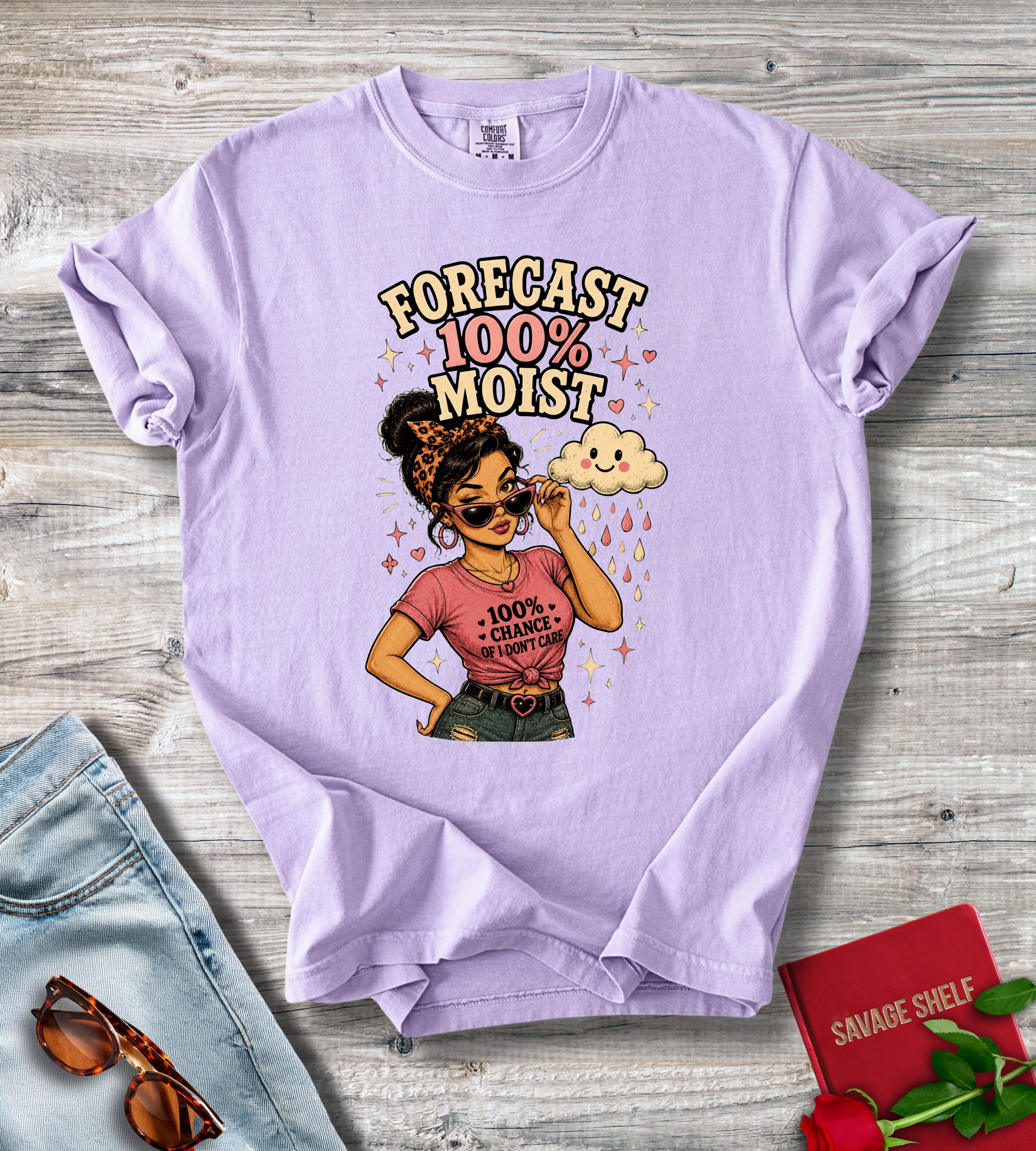 Forecast 100% Moist Graphic T-Shirt