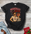 Mentally Spicy Graphic Tee — “Mentally Spicy” Retro Girl Illustration