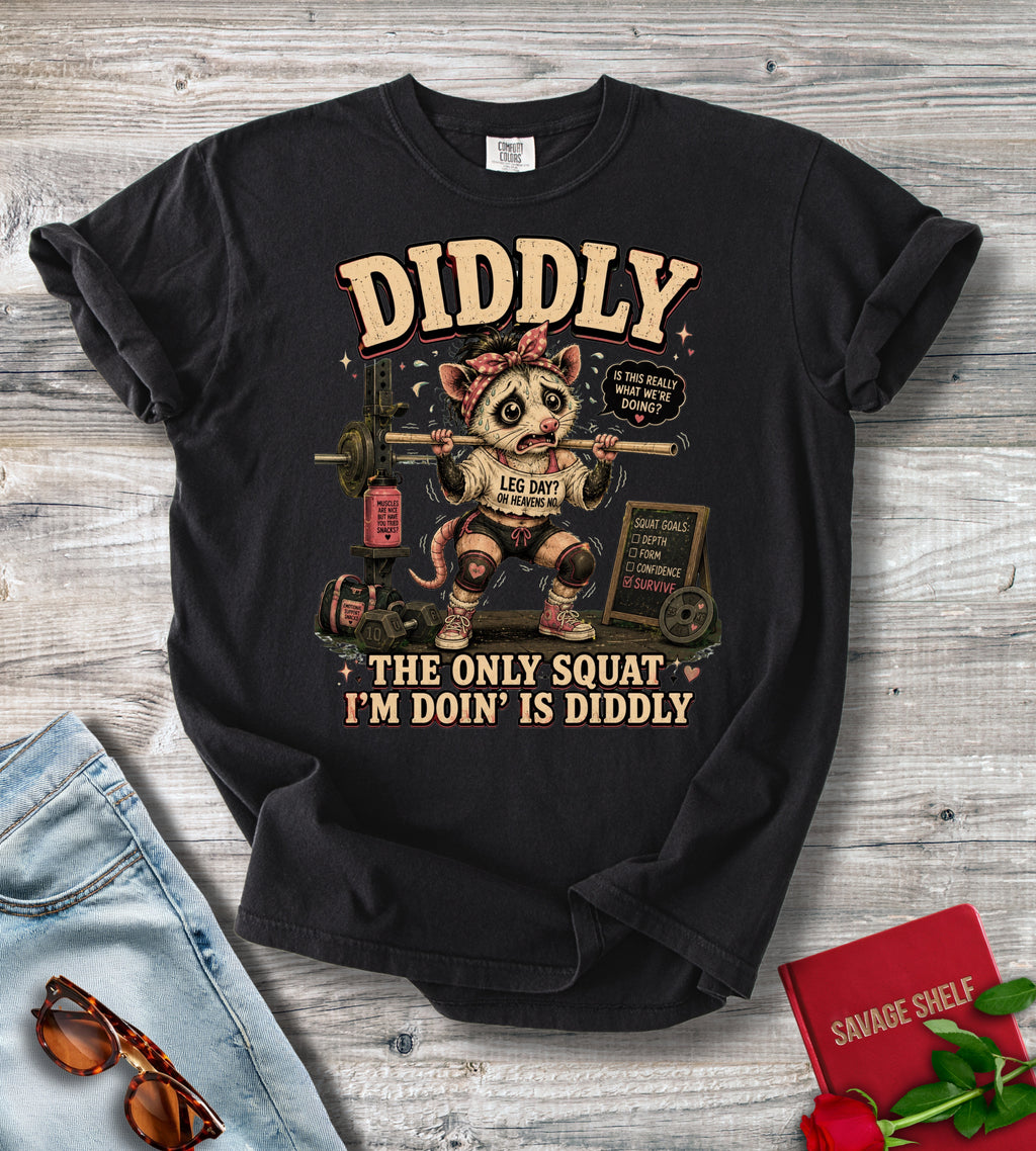 Diddly Squat Weightlifting T-Shirt