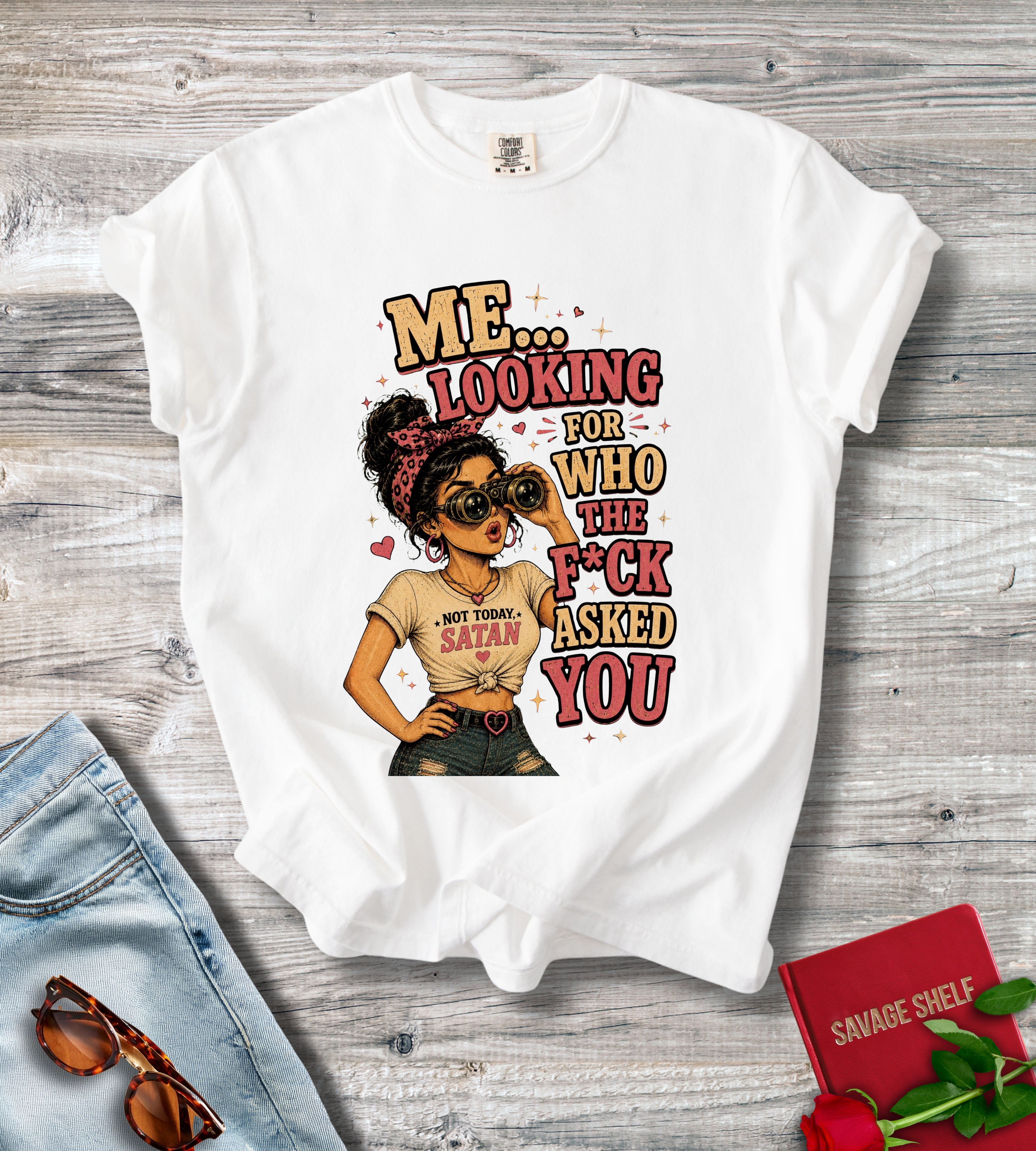 Looking for Who the F Asked T-Shirt
