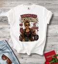Unhinged Cougar Graphic T-Shirt — Retro Biker Babe Design