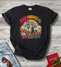 T-Shirt — "Rage Consumes Me But I Survive" Retro Cat Graphic