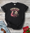 Everyone Sucks Except My Cat Cute Anime Cat Lover T-Shirt