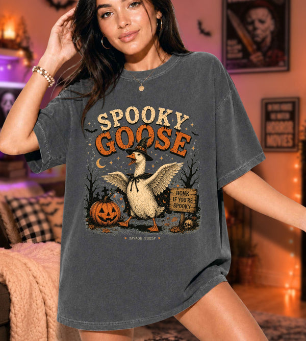 Spooky Goose Halloween T-Shirt