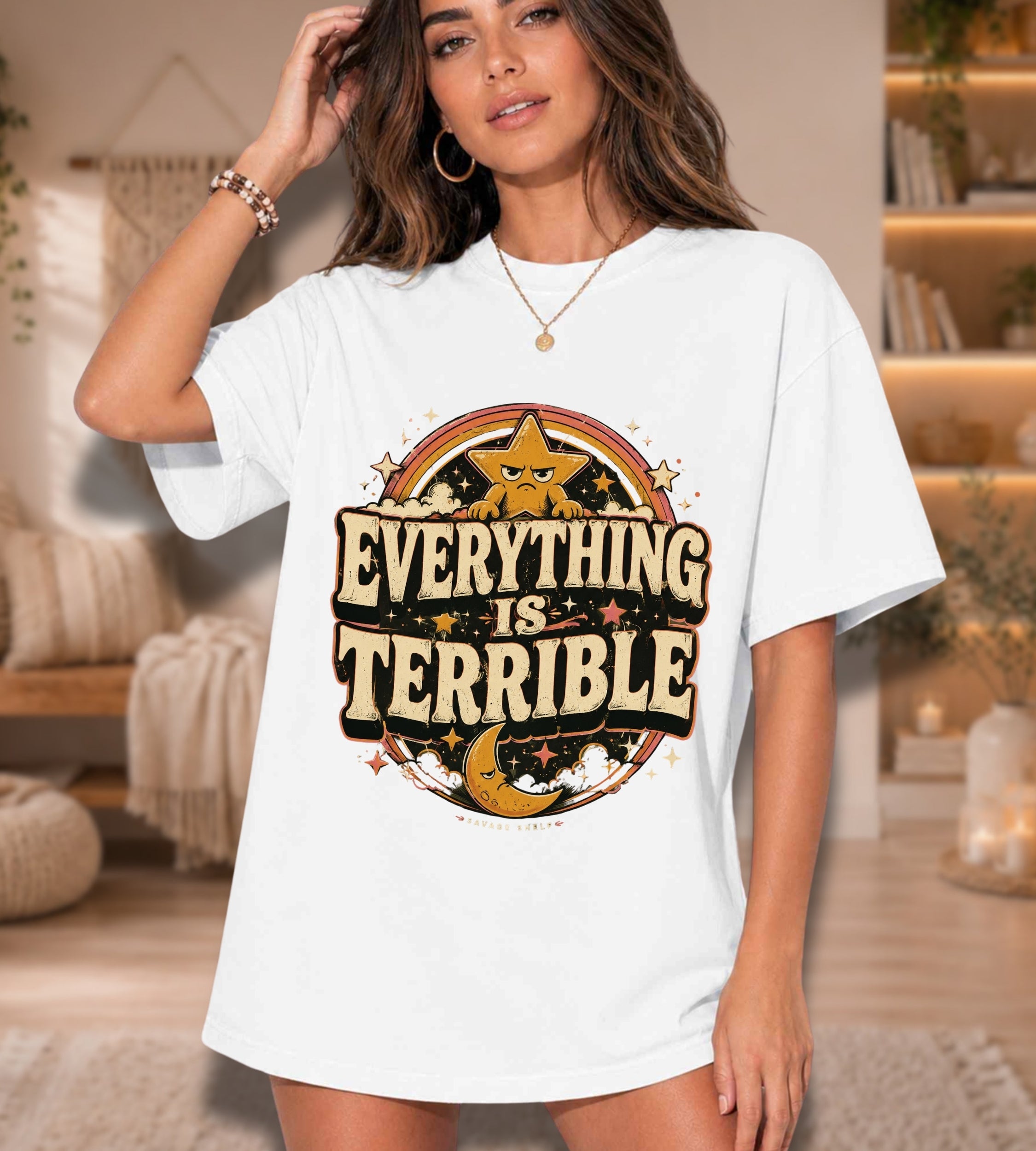 Everything Is Terrible Vintage Graphic T-Shirt