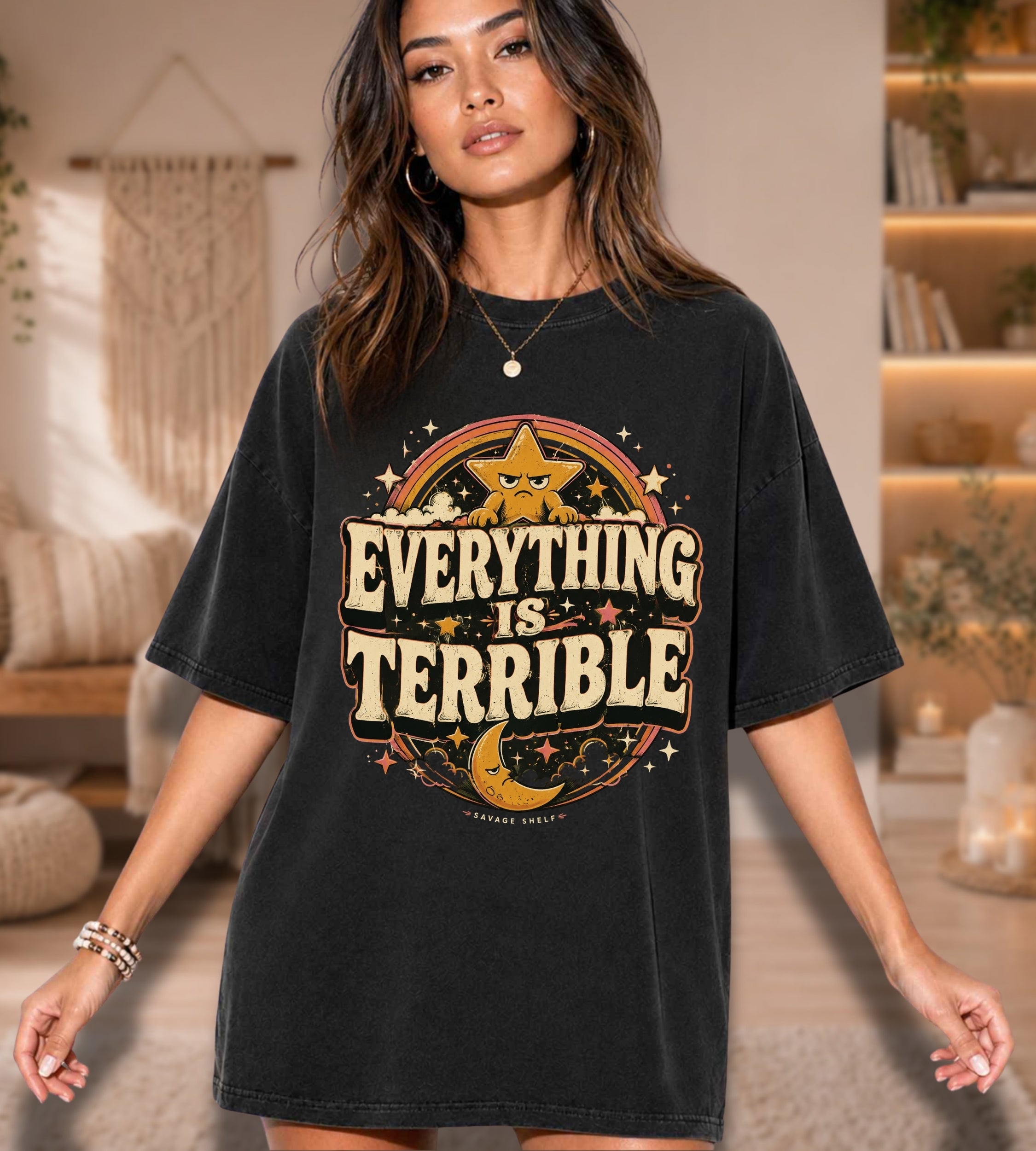 Everything Is Terrible Vintage Graphic T-Shirt