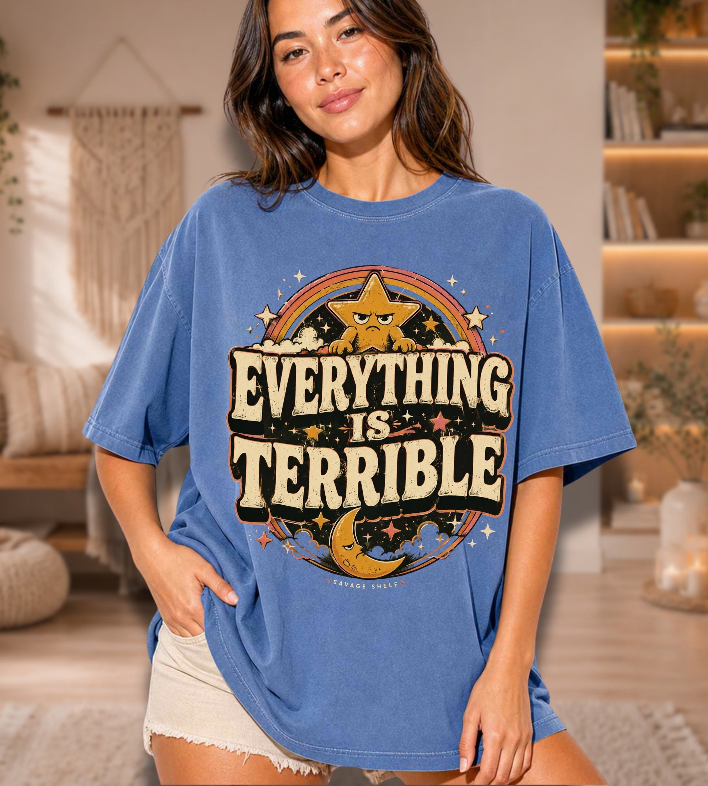 Everything Is Terrible Vintage Graphic T-Shirt