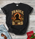 Fragile Like a Bomb T-Shirt — Floral Explosion Vintage Tee