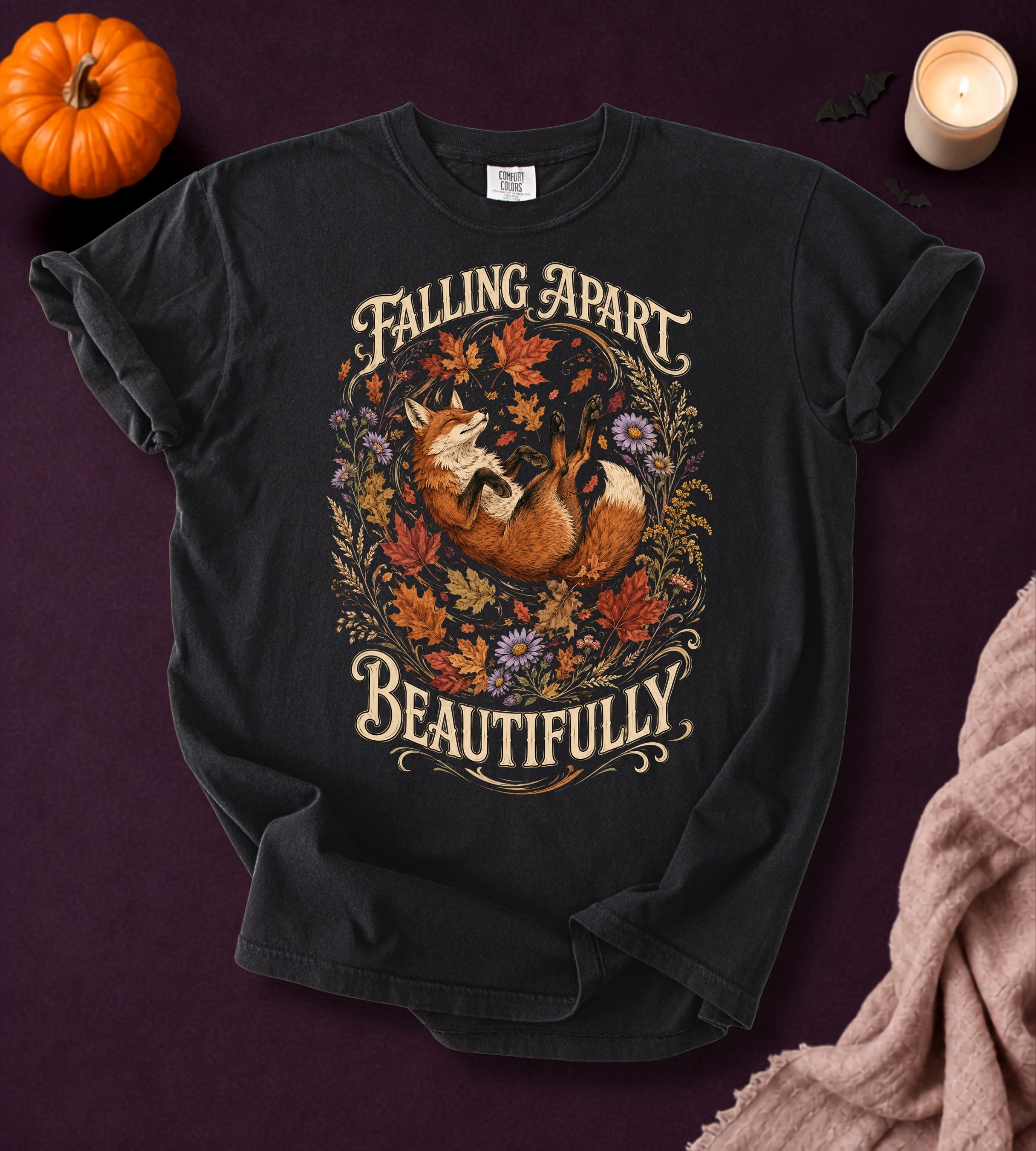 Falling Apart Beautifully Fox T-Shirt