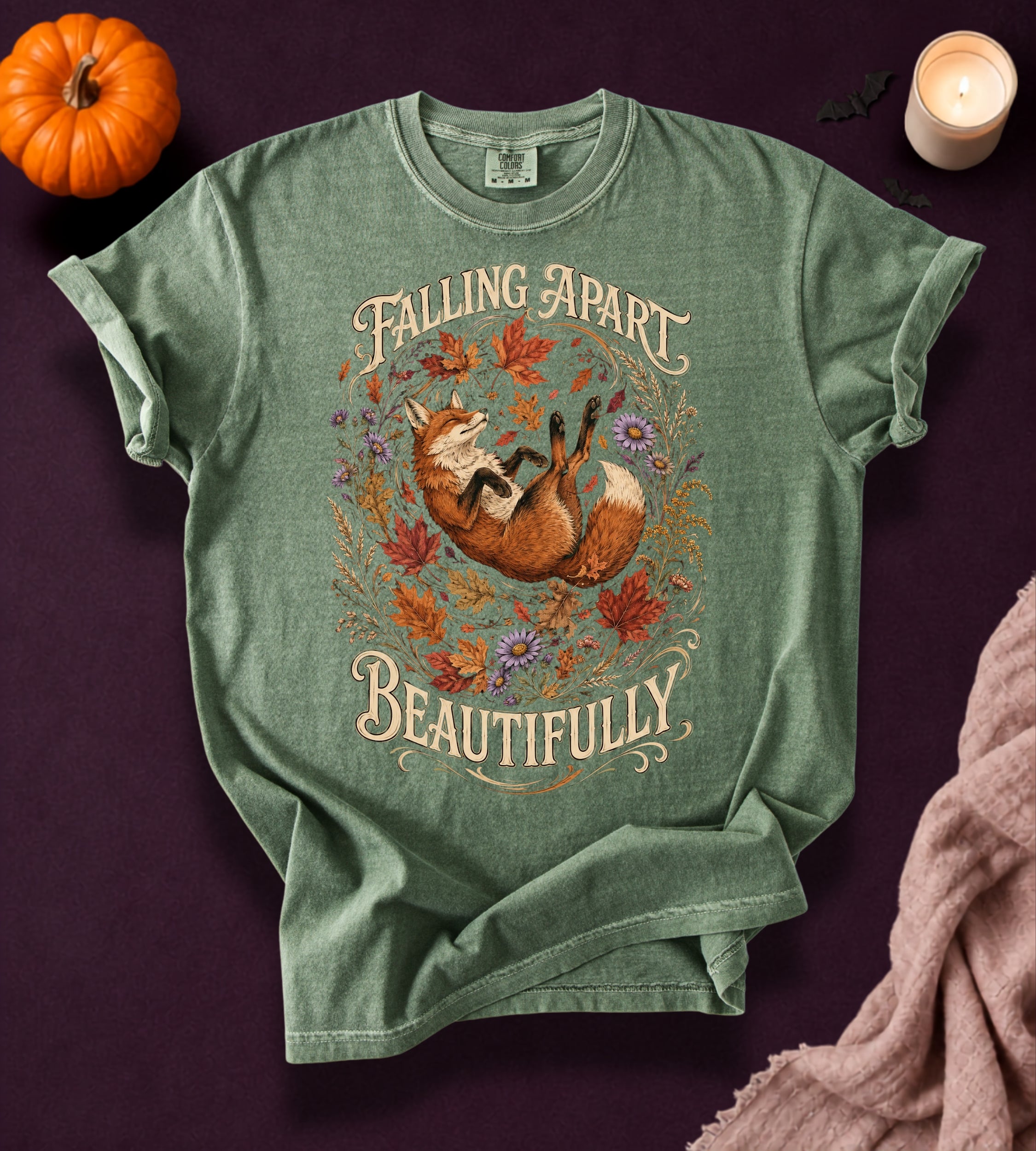 Falling Apart Beautifully Fox T-Shirt