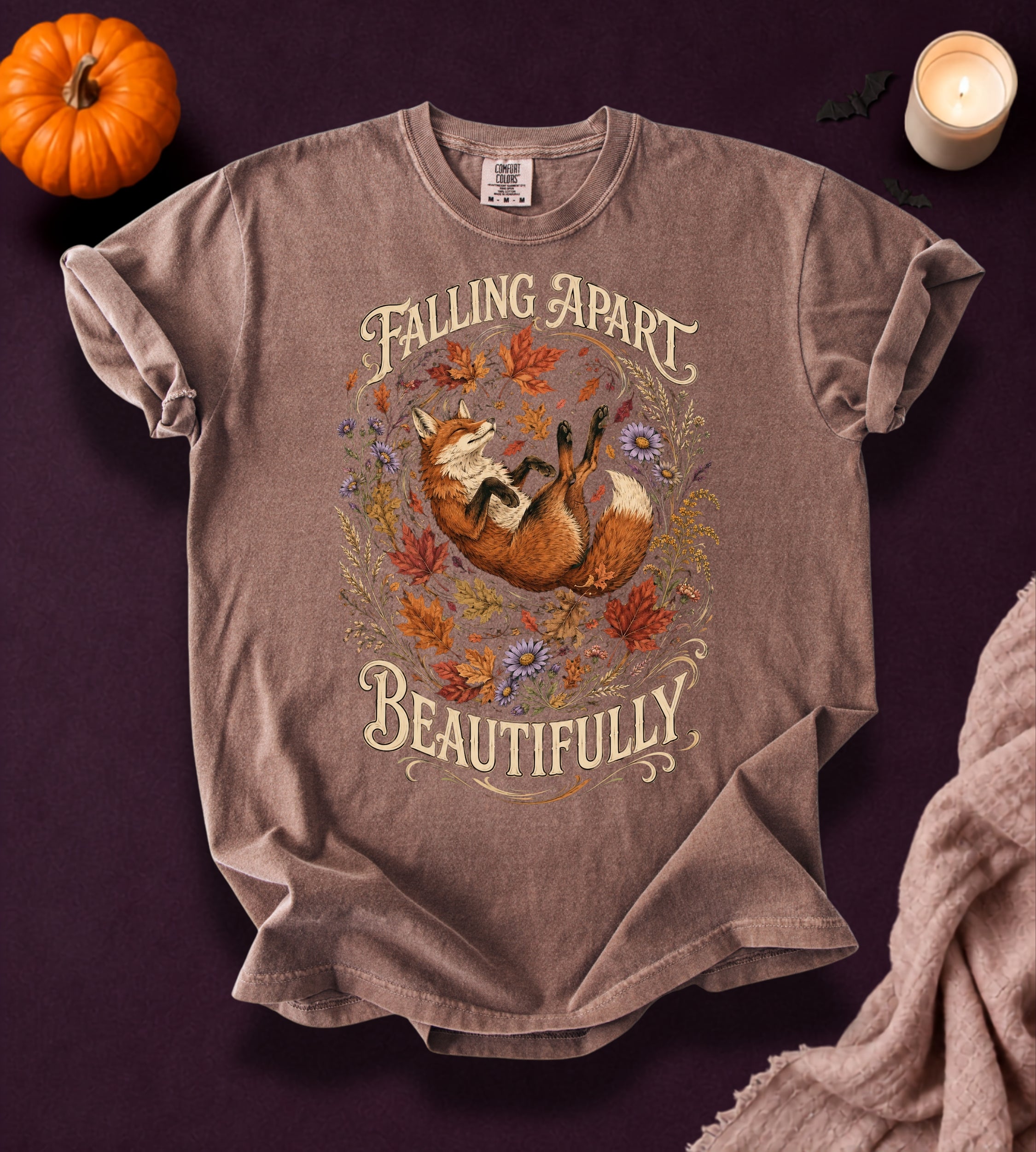 Falling Apart Beautifully Fox T-Shirt