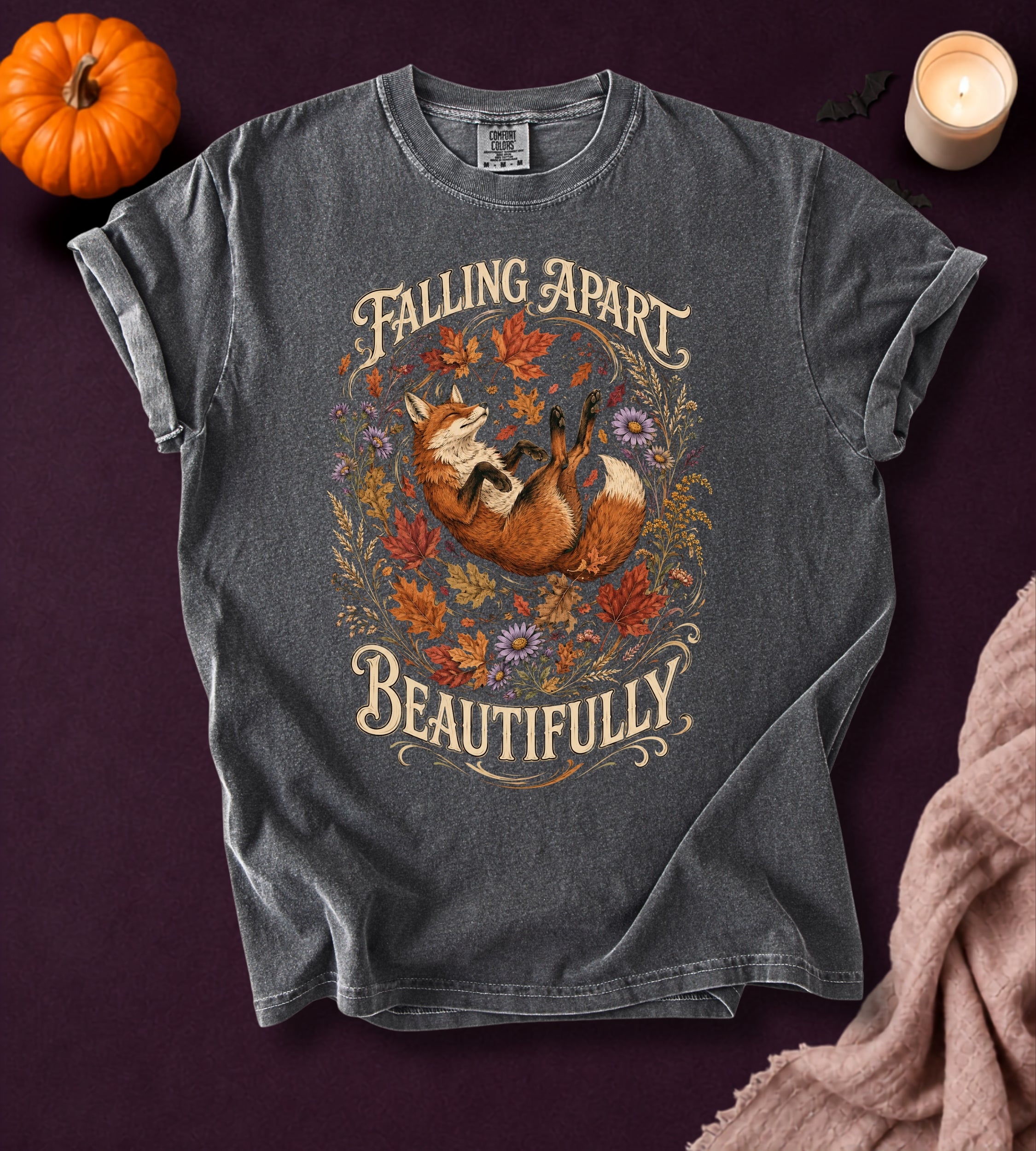 Falling Apart Beautifully Fox T-Shirt