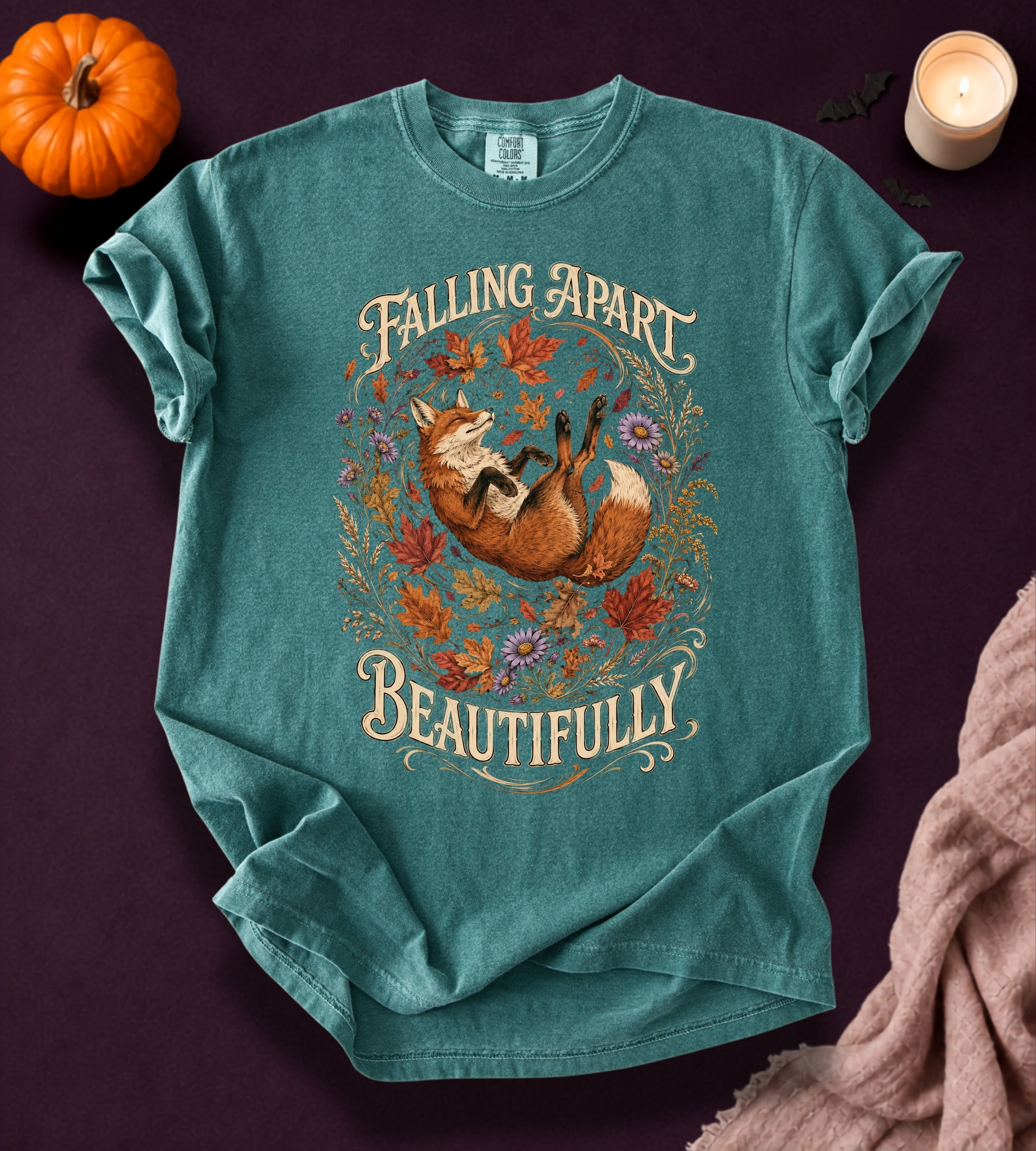 Falling Apart Beautifully Fox T-Shirt