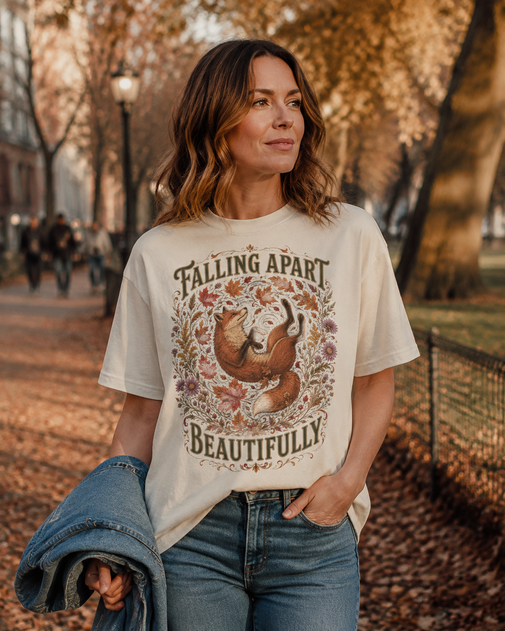 Falling Apart Beautifully Fox T-Shirt