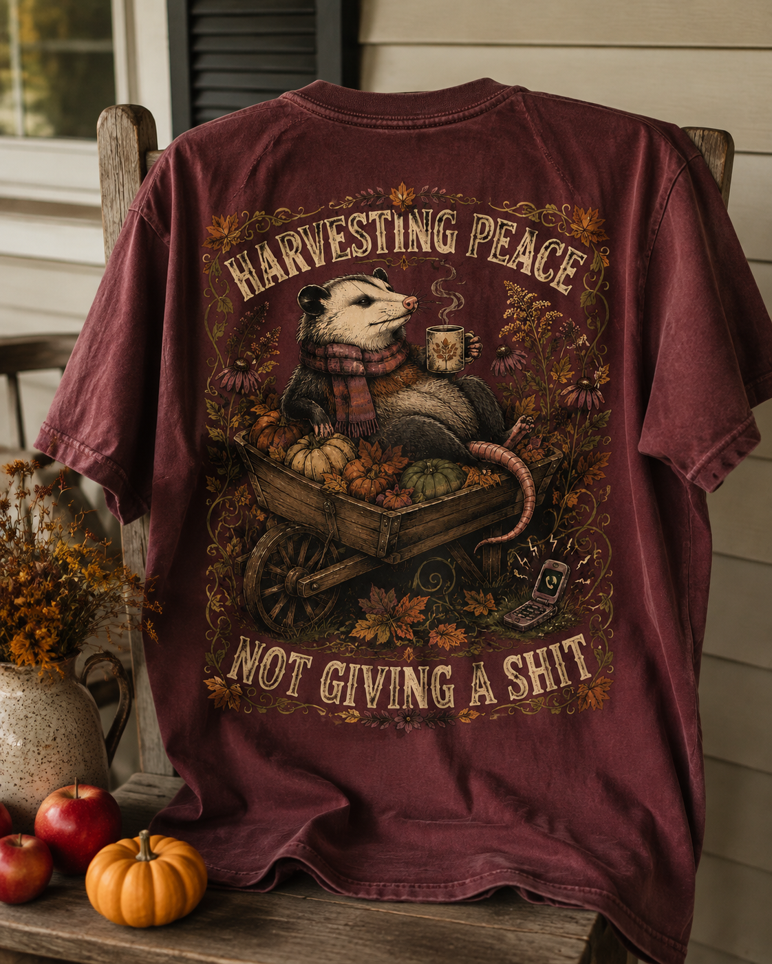 Harvesting Peace Possum T-Shirt