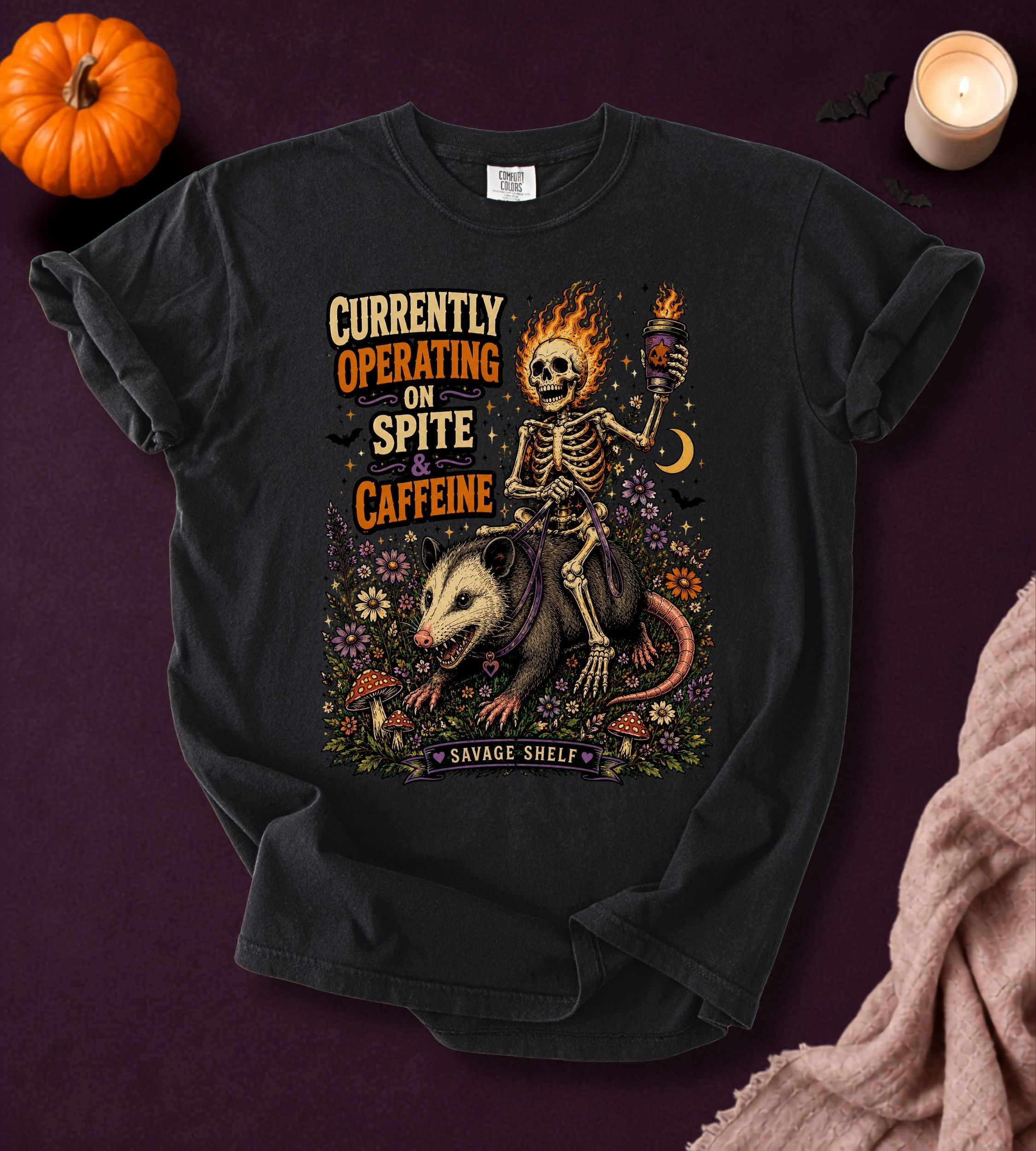 Operating on Spite & Caffeine T-Shirt