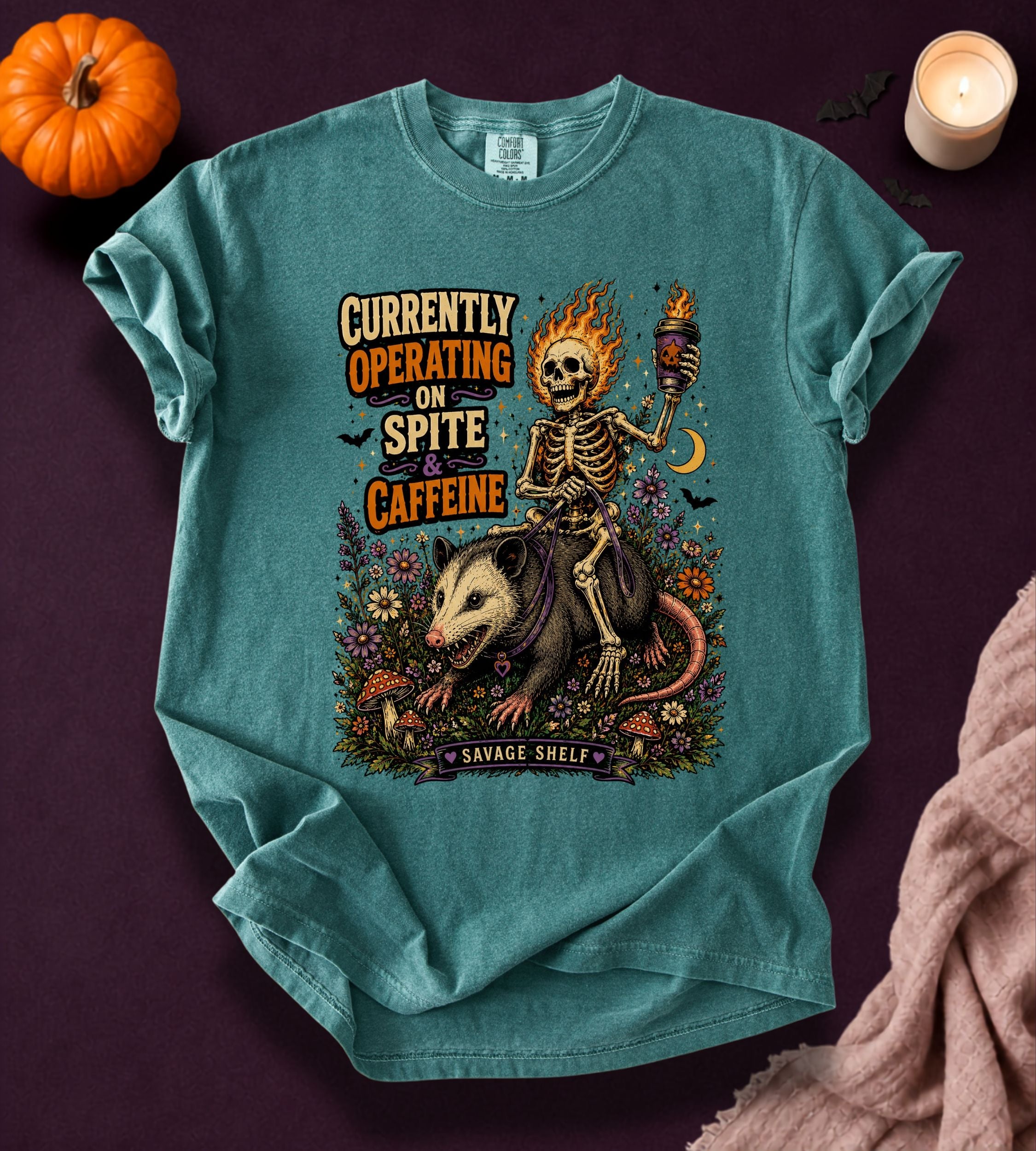 Operating on Spite & Caffeine T-Shirt