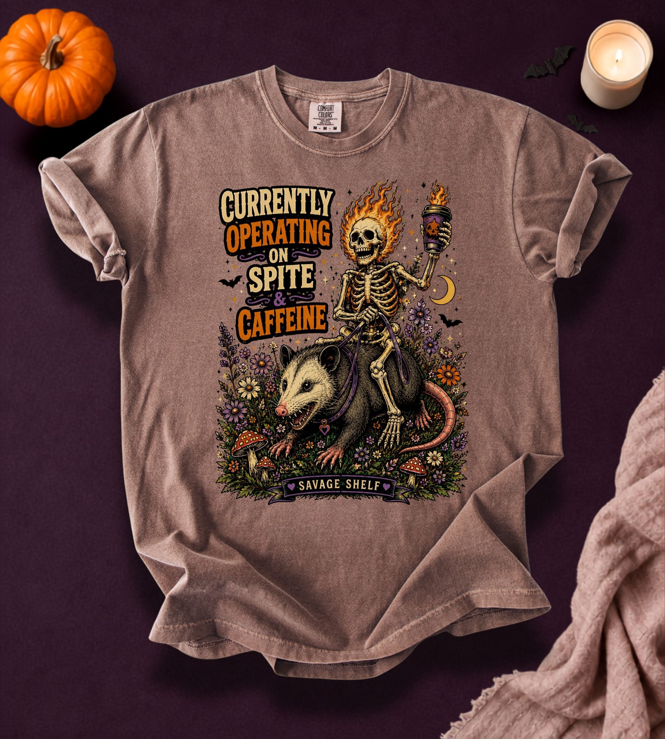 Operating on Spite & Caffeine T-Shirt