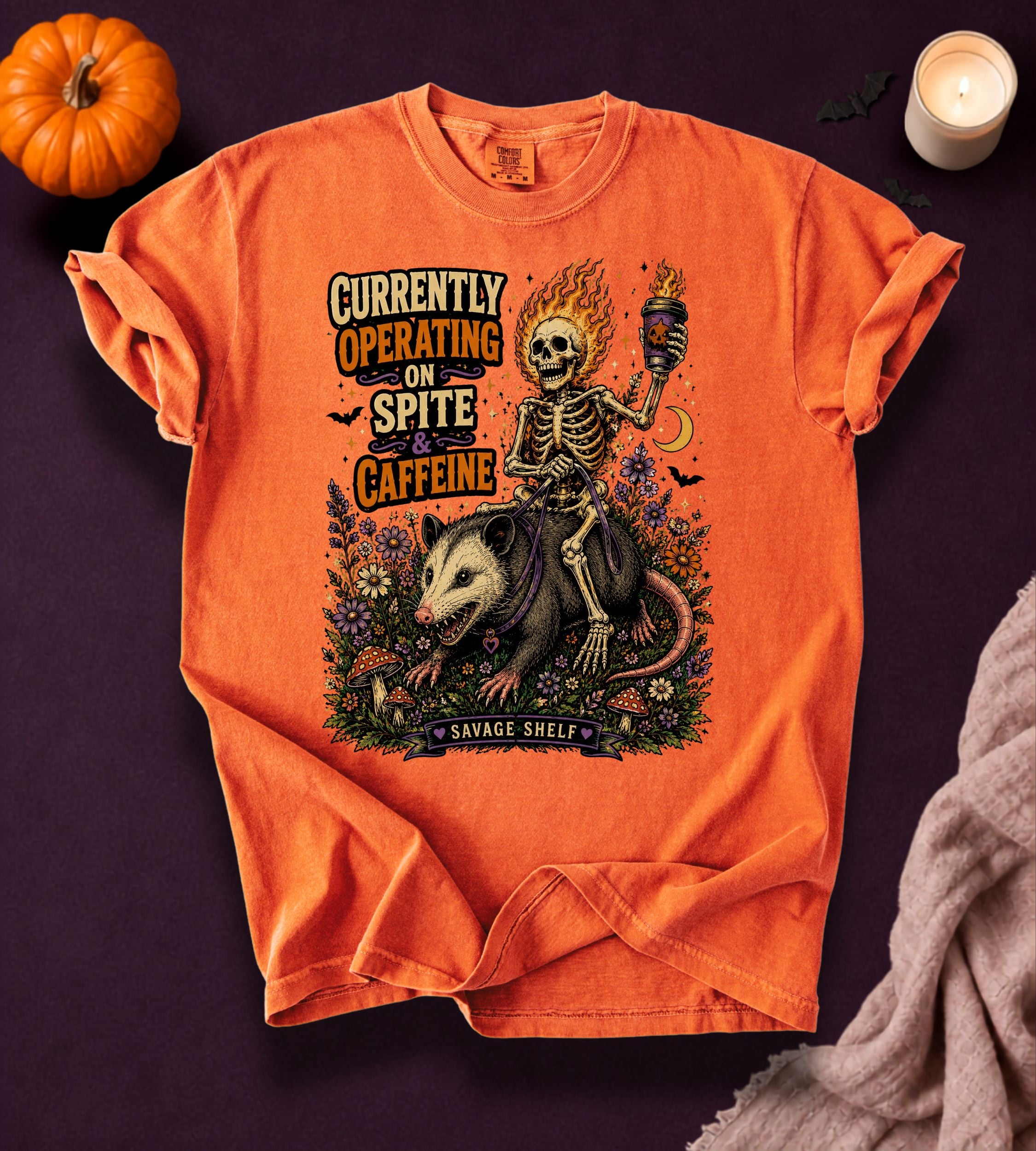 Operating on Spite & Caffeine T-Shirt