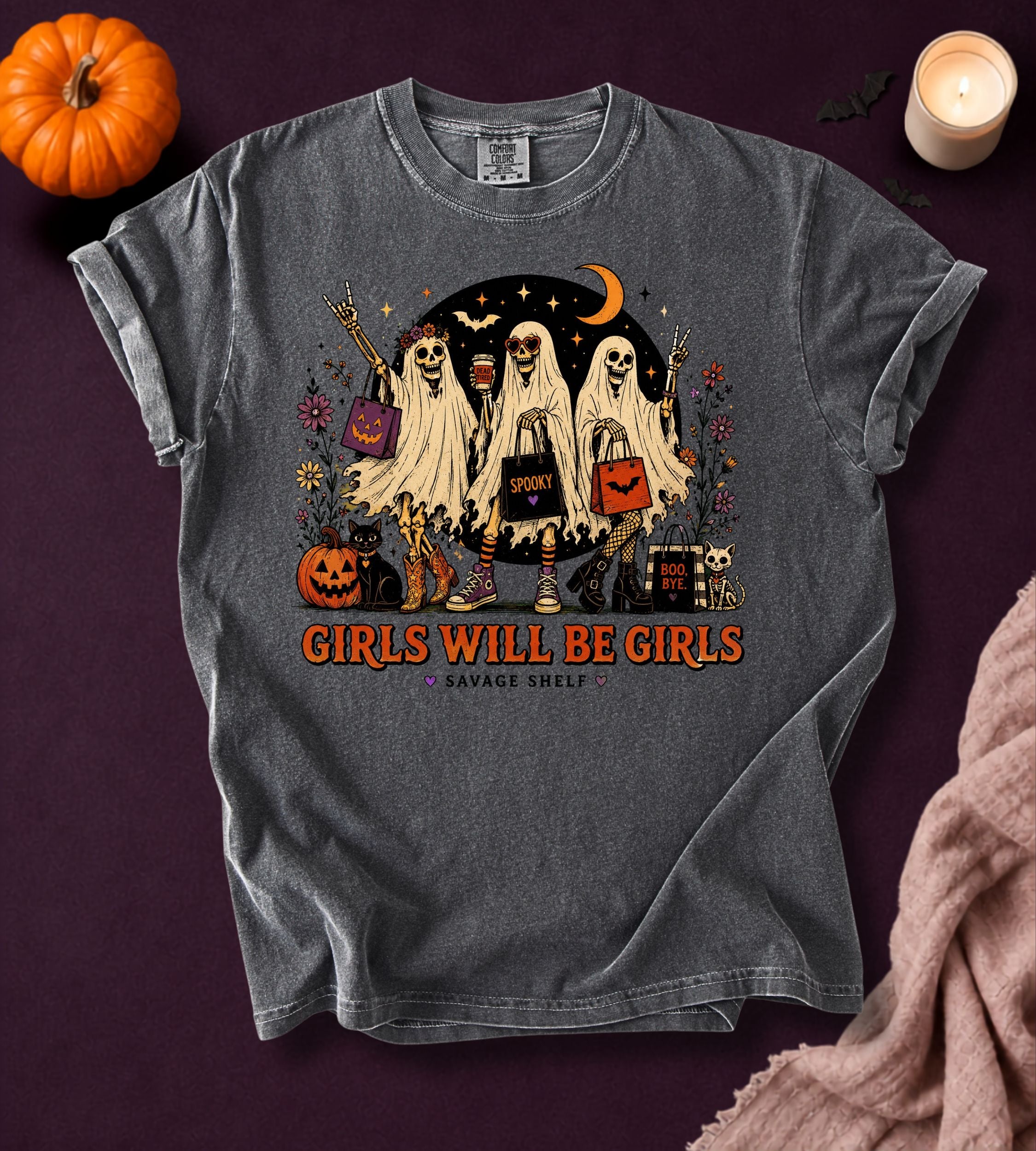 Girls Will Be Girls Halloween T-Shirt