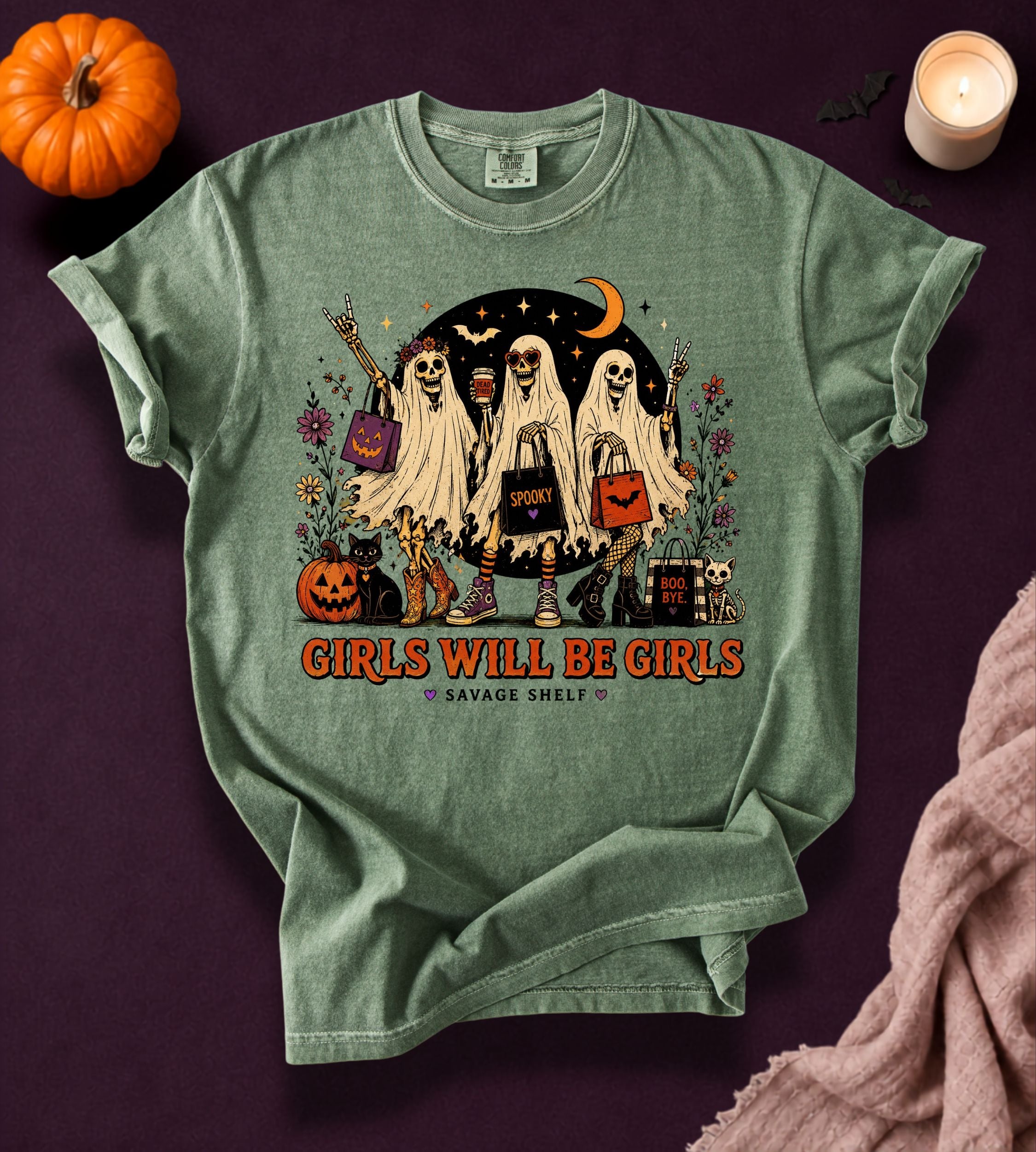 Girls Will Be Girls Halloween T-Shirt